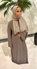 ABAYA JERSEY PREMIUM • TAUPE