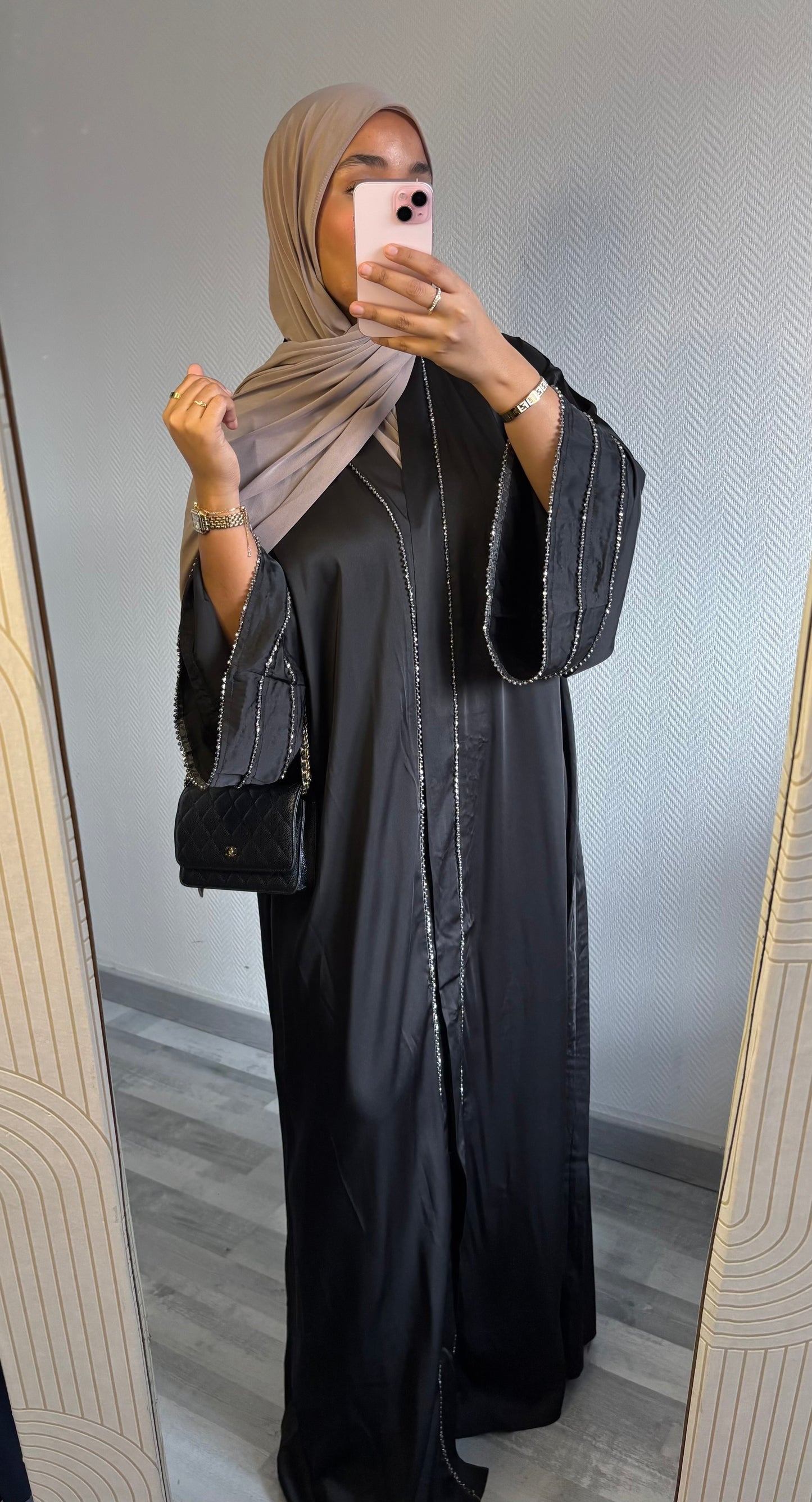 ABAYA / KIMONO AMEERA • NOIR