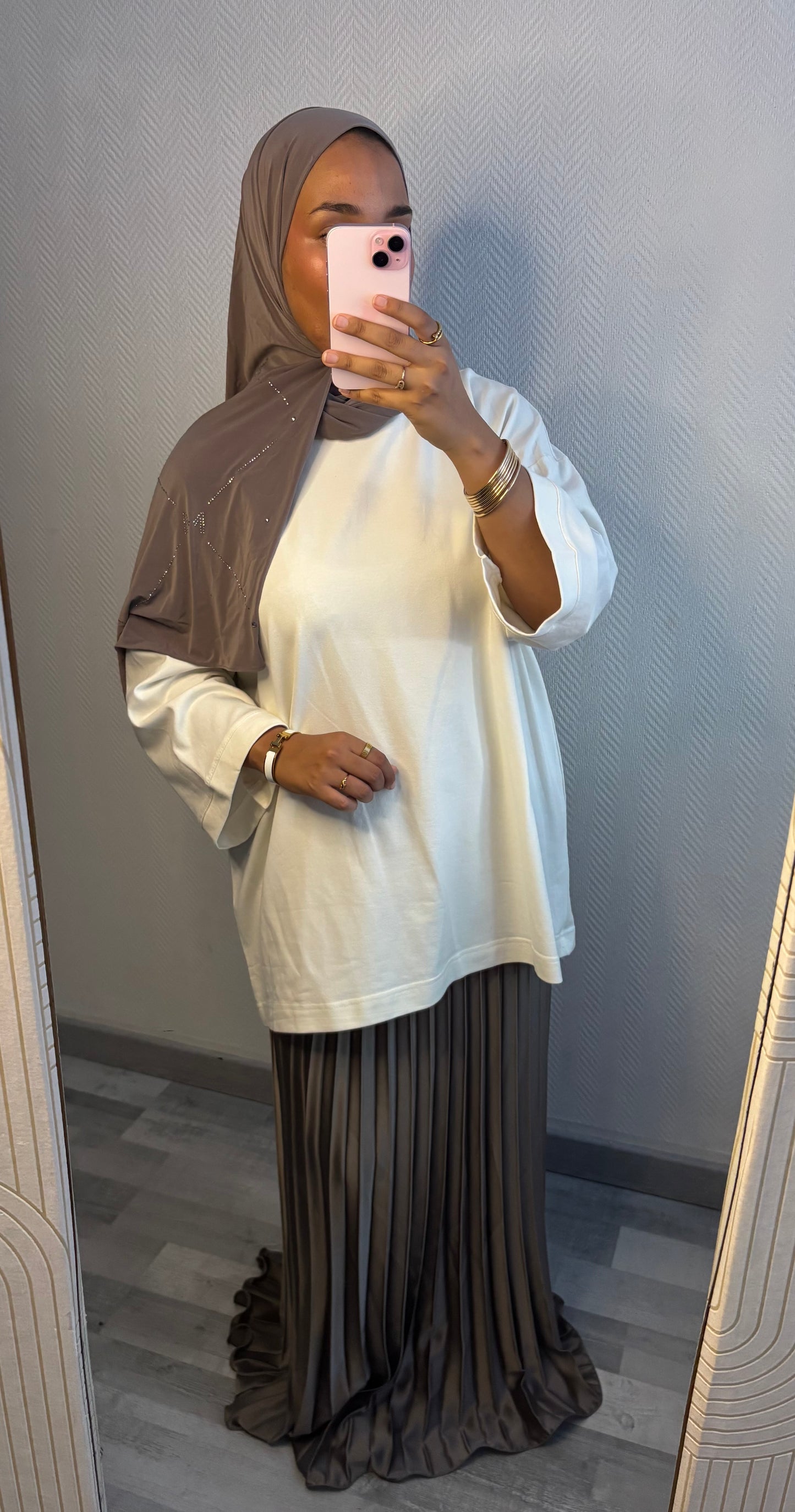 T-SHIRT OVERSIZE • BLANC