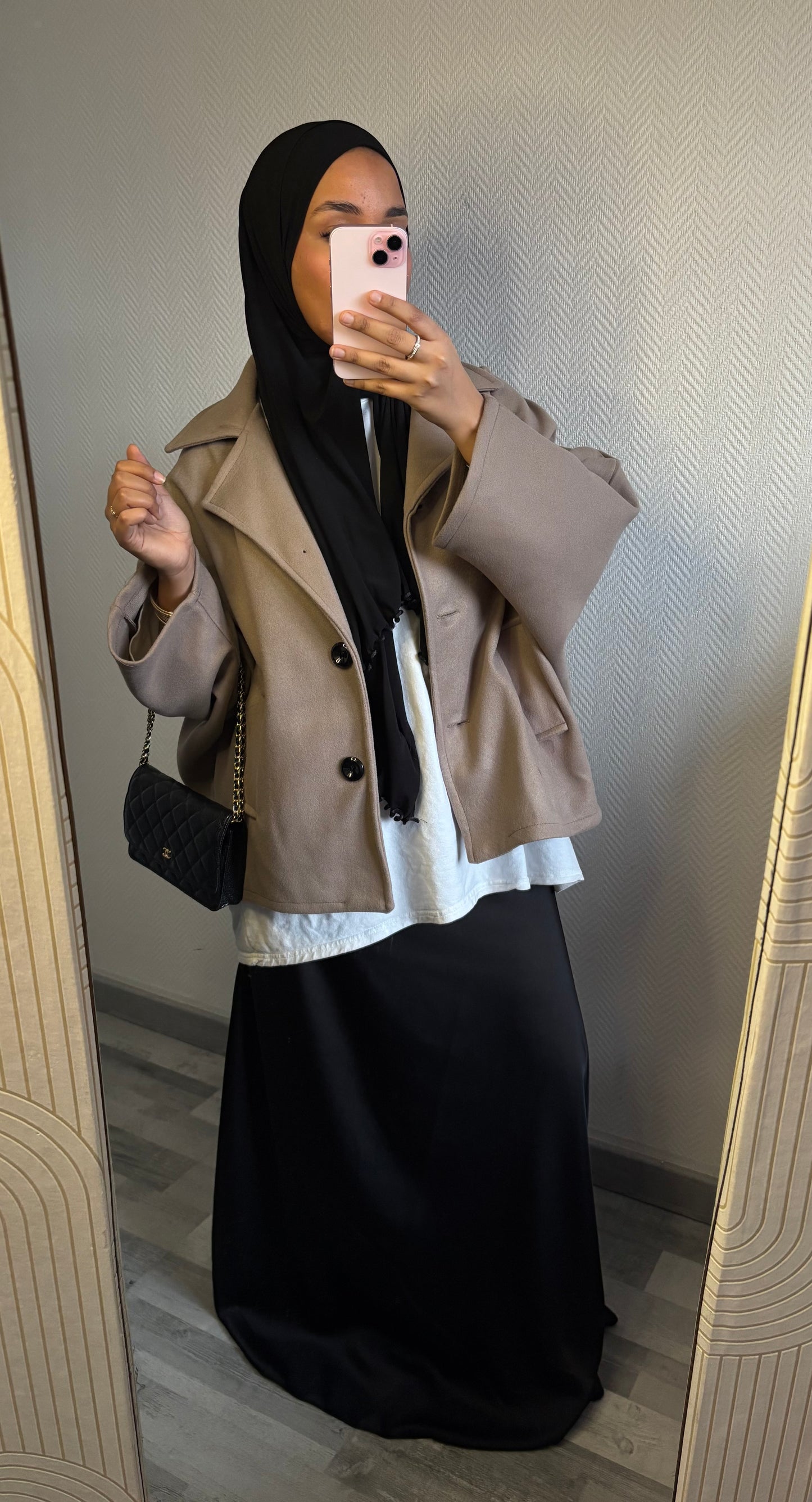 ZARA INSPIRED COAT • TAUPE