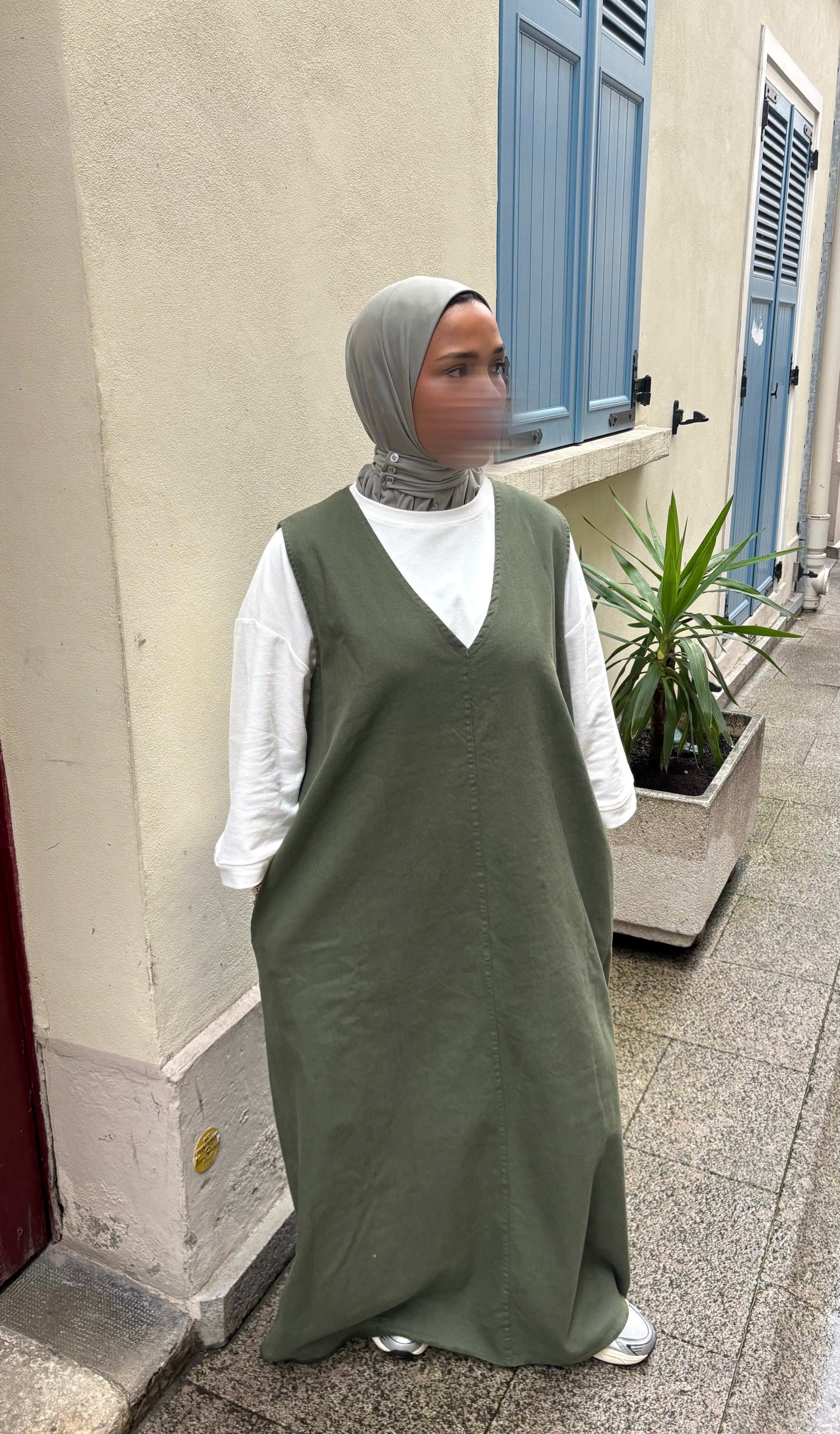 ROBE EN JEAN • KAKI