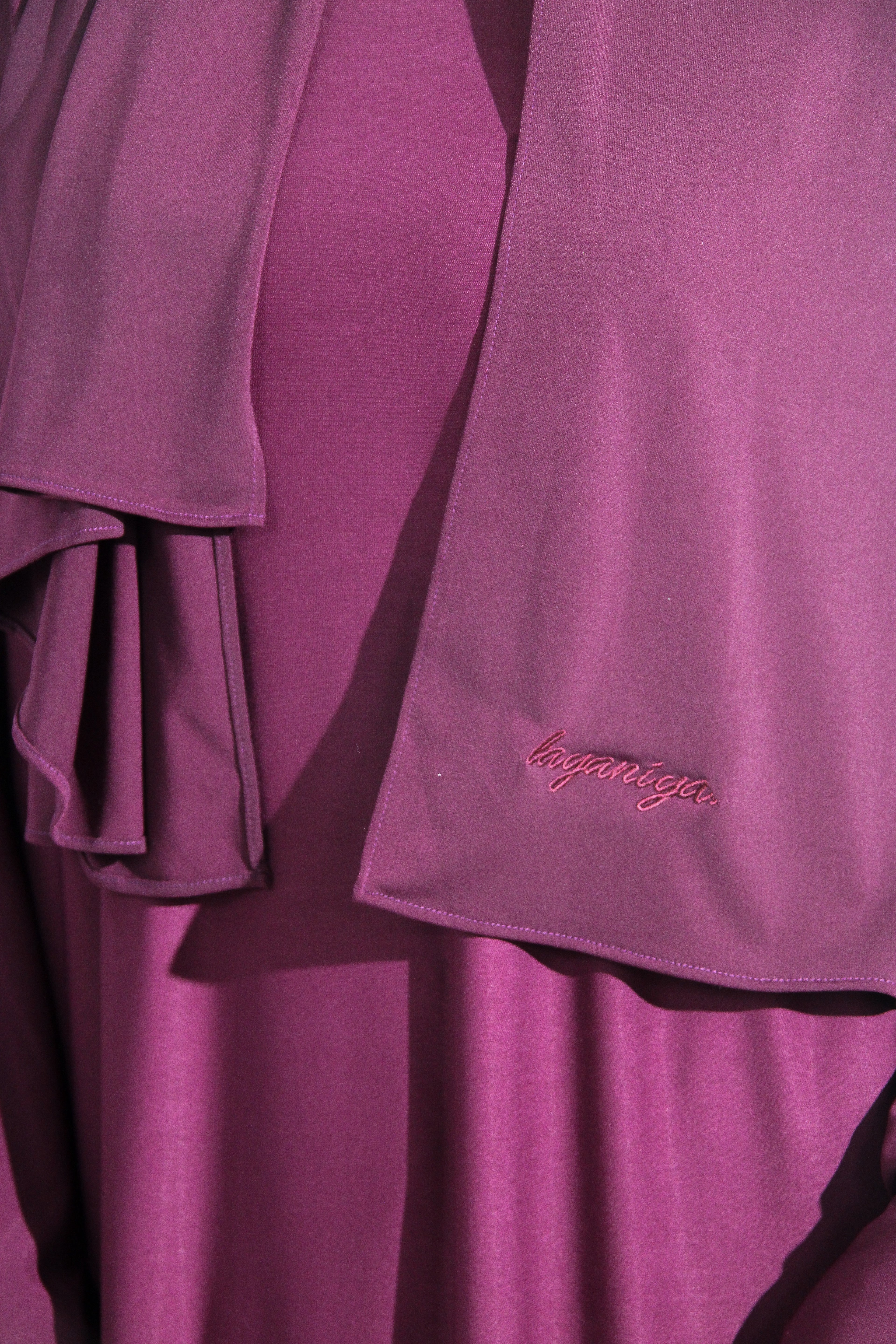 HIJAB JERSEY PREMIUM • PRUNE