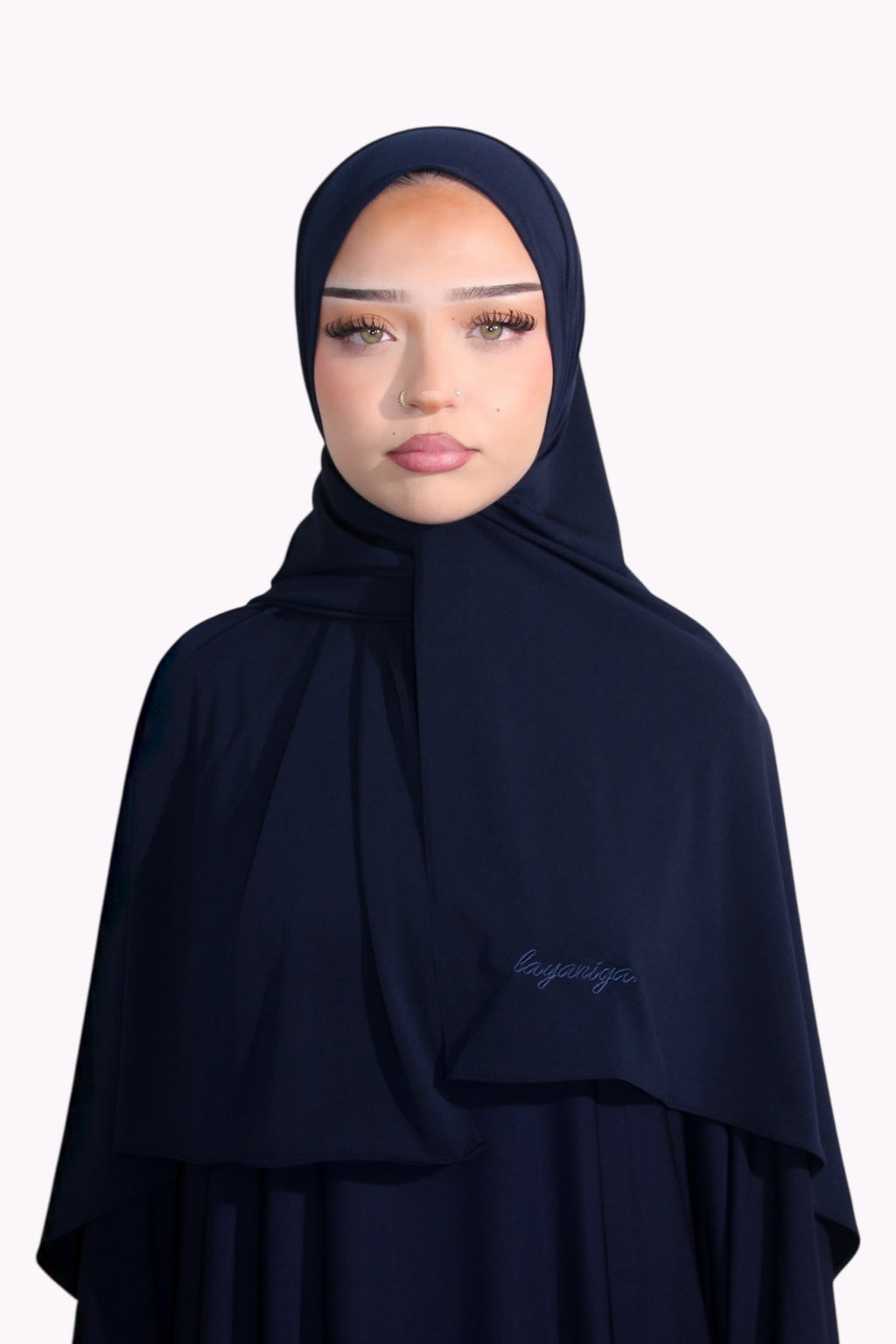 HIJAB JERSEY PREMIUM • MARINE