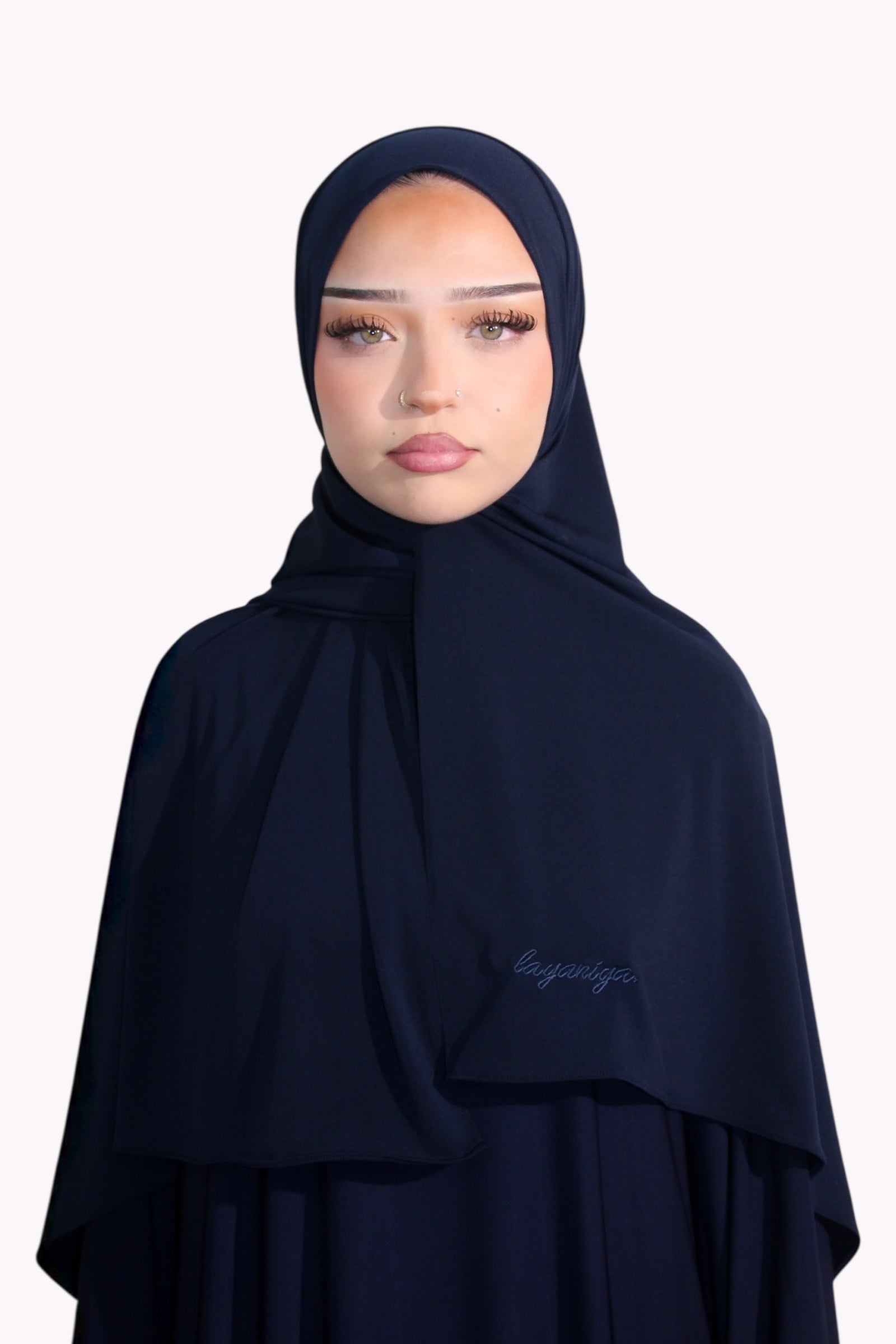 HIJAB JERSEY PREMIUM • MARINE