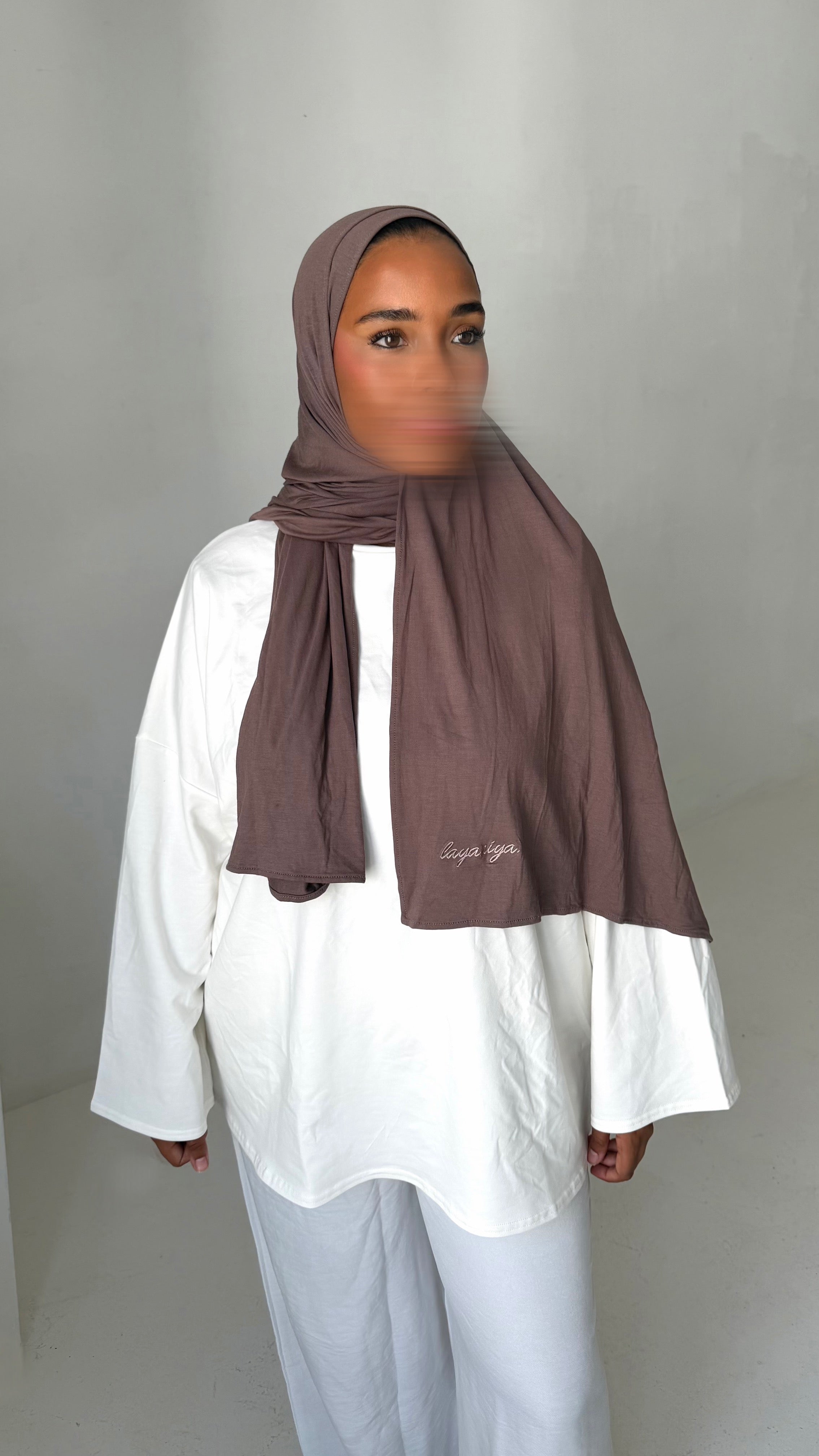 HIJAB JERSEY BAMBOO • MOCHA