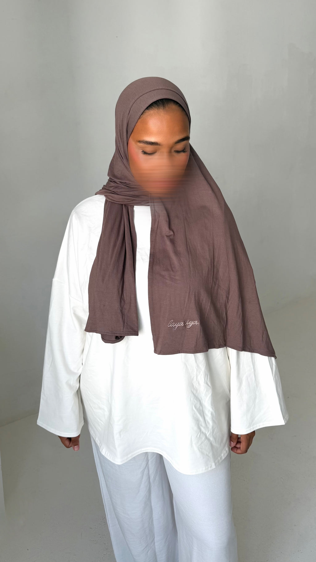 HIJAB JERSEY BAMBOO • MOCHA
