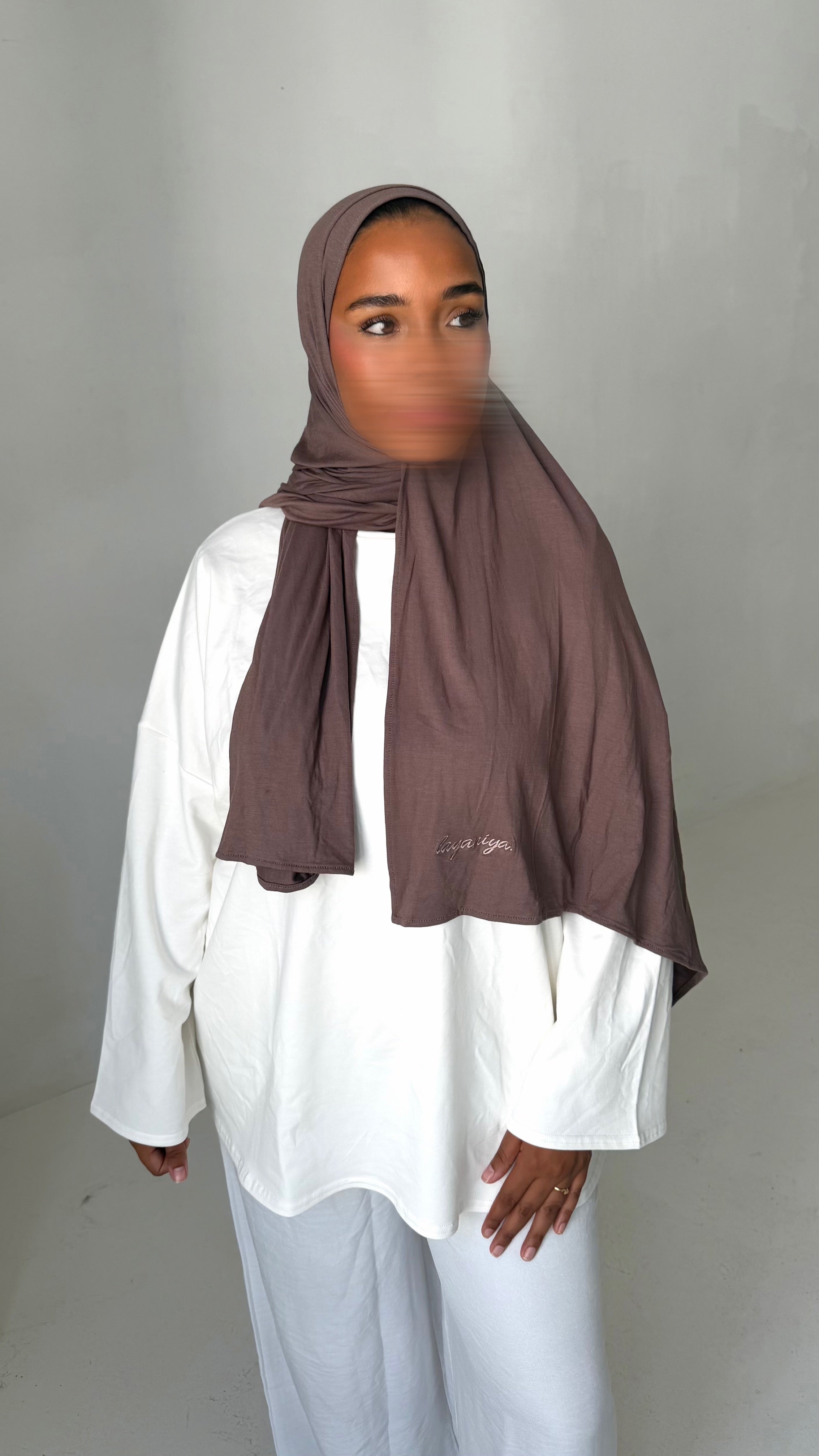 HIJAB JERSEY BAMBOO • MOCHA