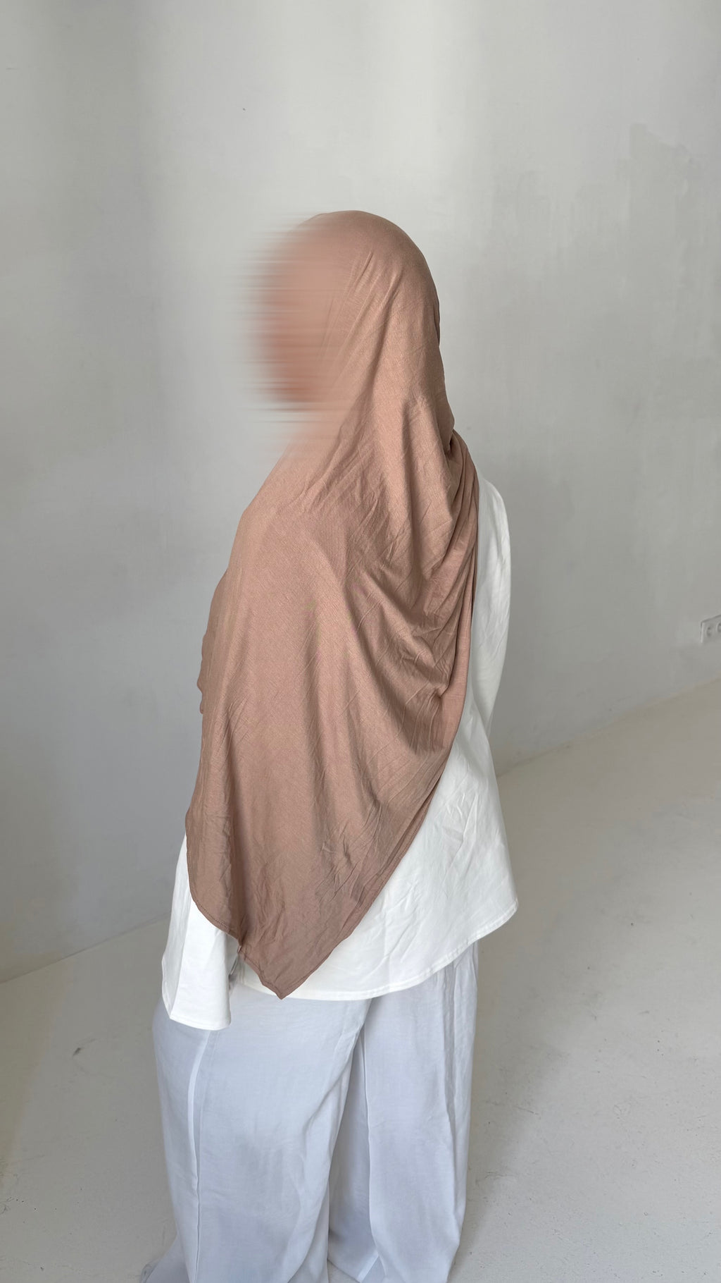 HIJAB JERSEY BAMBOO • NOISETTE
