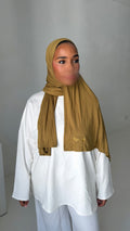 HIJAB JERSEY BAMBOO • OLIVE