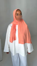 HIJAB JERSEY BAMBOO • SAUMON