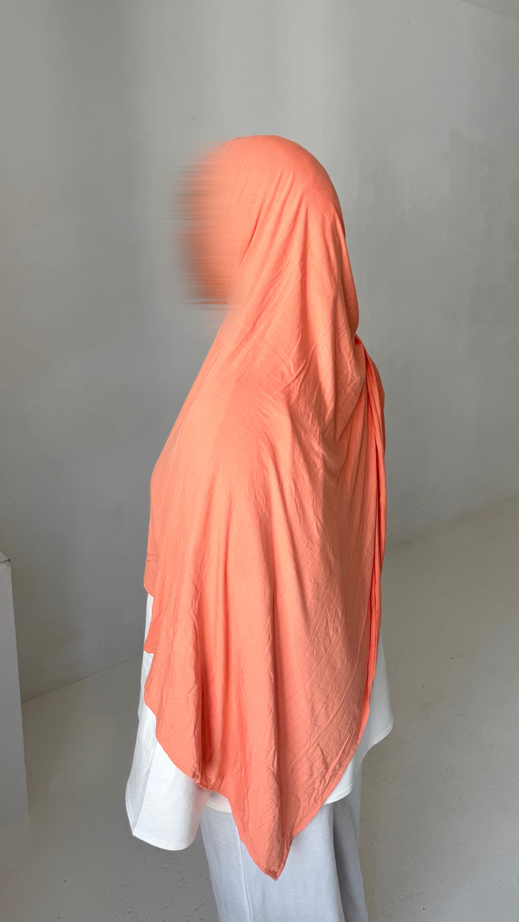 HIJAB JERSEY BAMBOO • SAUMON