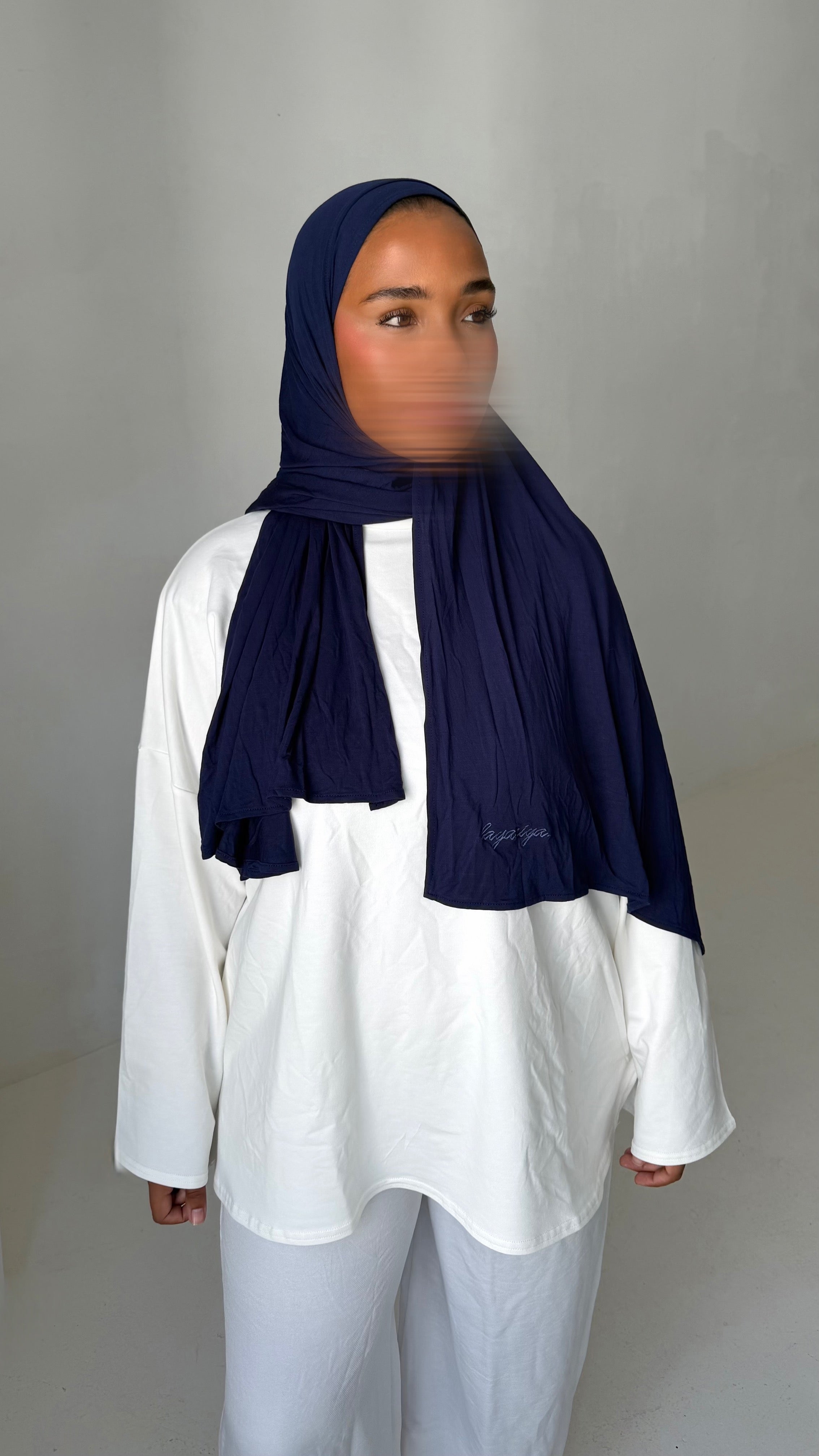 HIJAB JERSEY BAMBOO • MARINE