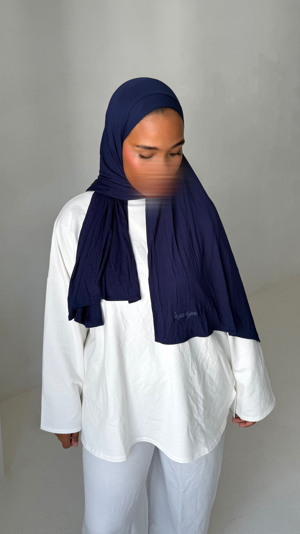 HIJAB JERSEY BAMBOO • MARINE