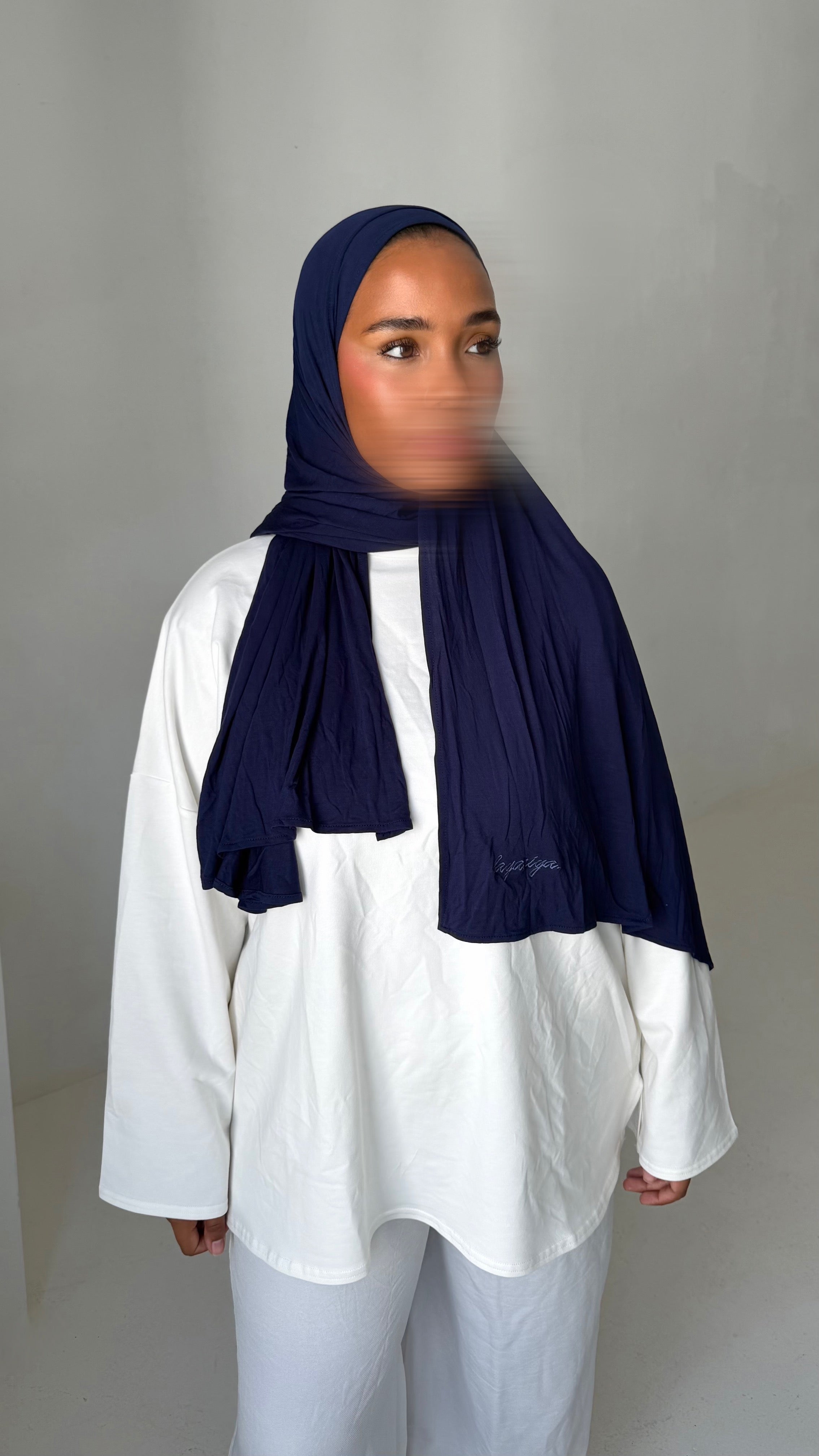 HIJAB JERSEY BAMBOO • MARINE
