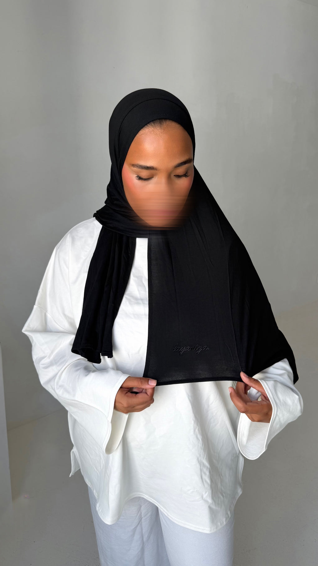 HIJAB JERSEY BAMBOO • NOIR