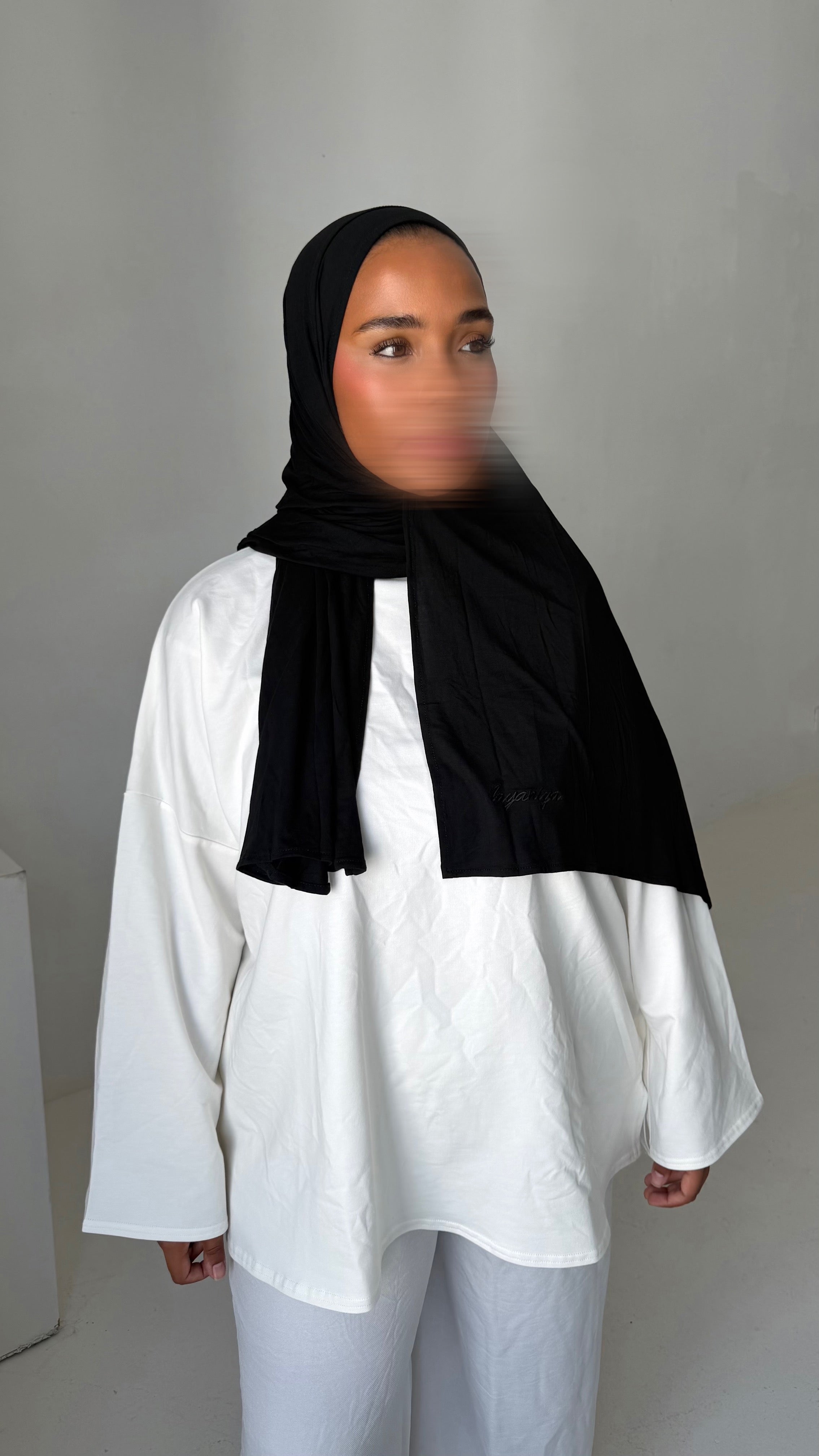 HIJAB JERSEY BAMBOO • NOIR