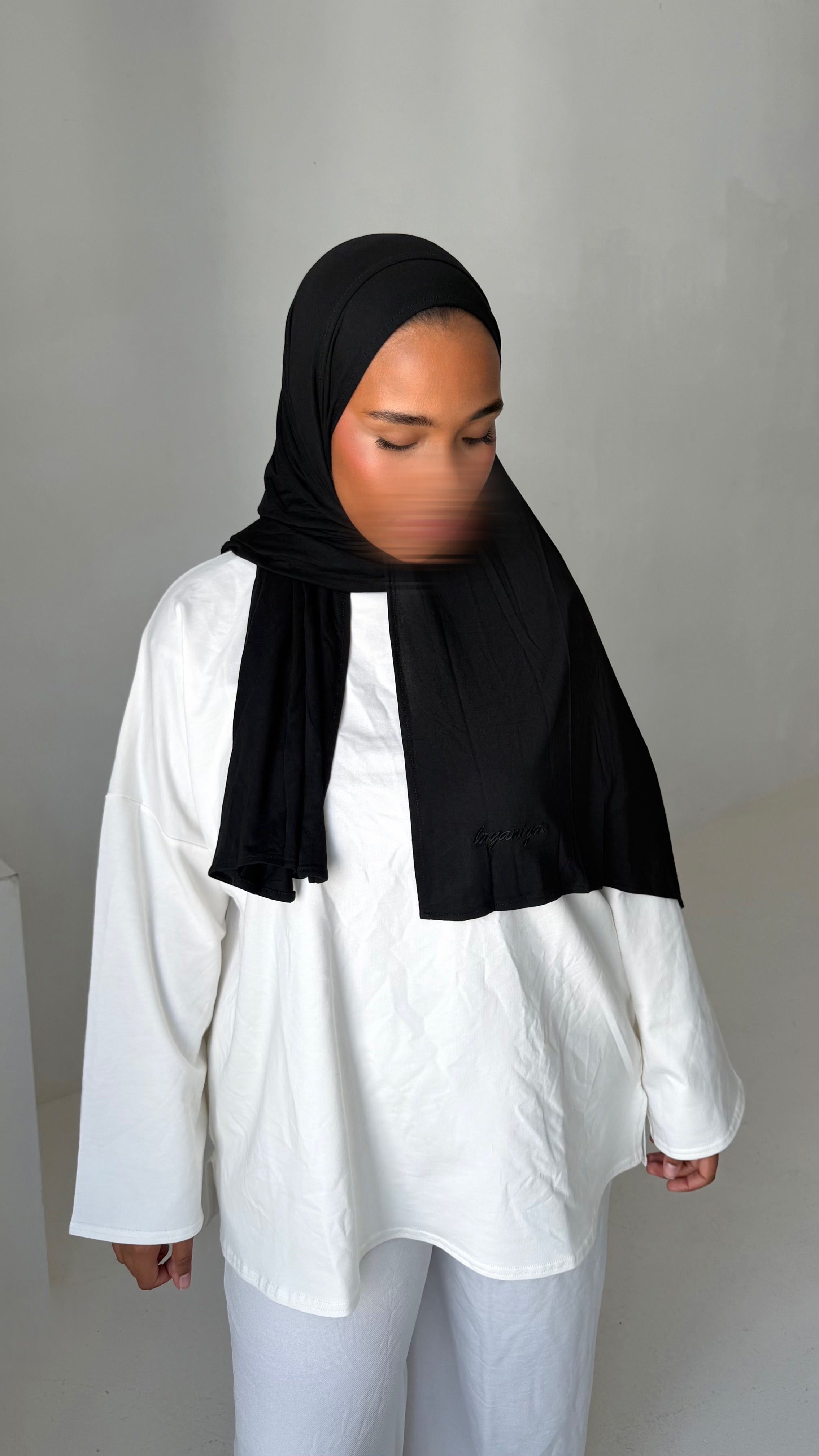 HIJAB JERSEY BAMBOO • NOIR