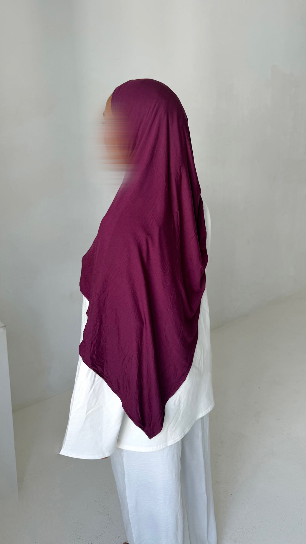 HIJAB JERSEY BAMBOO • PRUNE