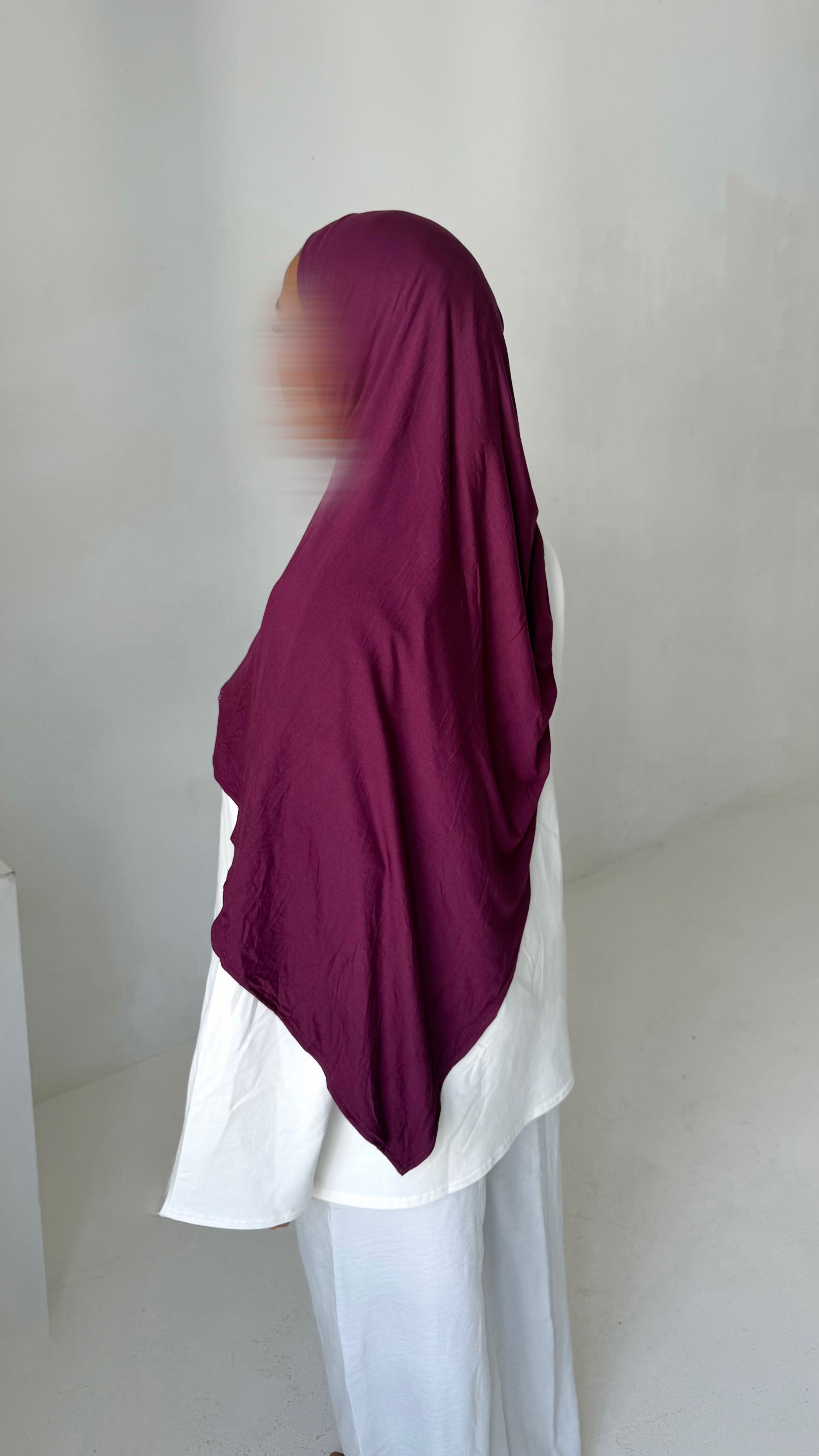 HIJAB JERSEY BAMBOO • PRUNE