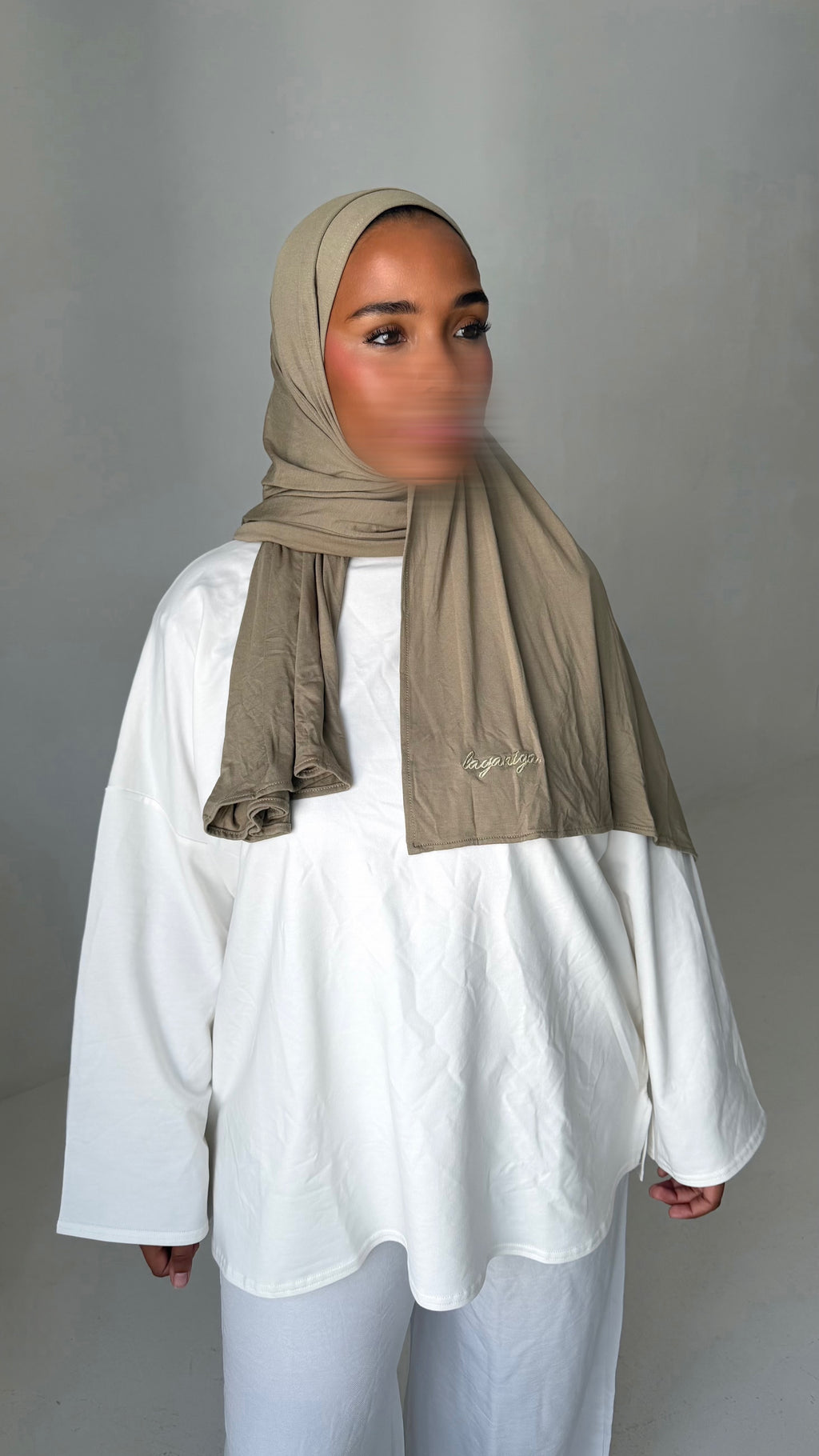 HIJAB JERSEY BAMBOO • KAKI