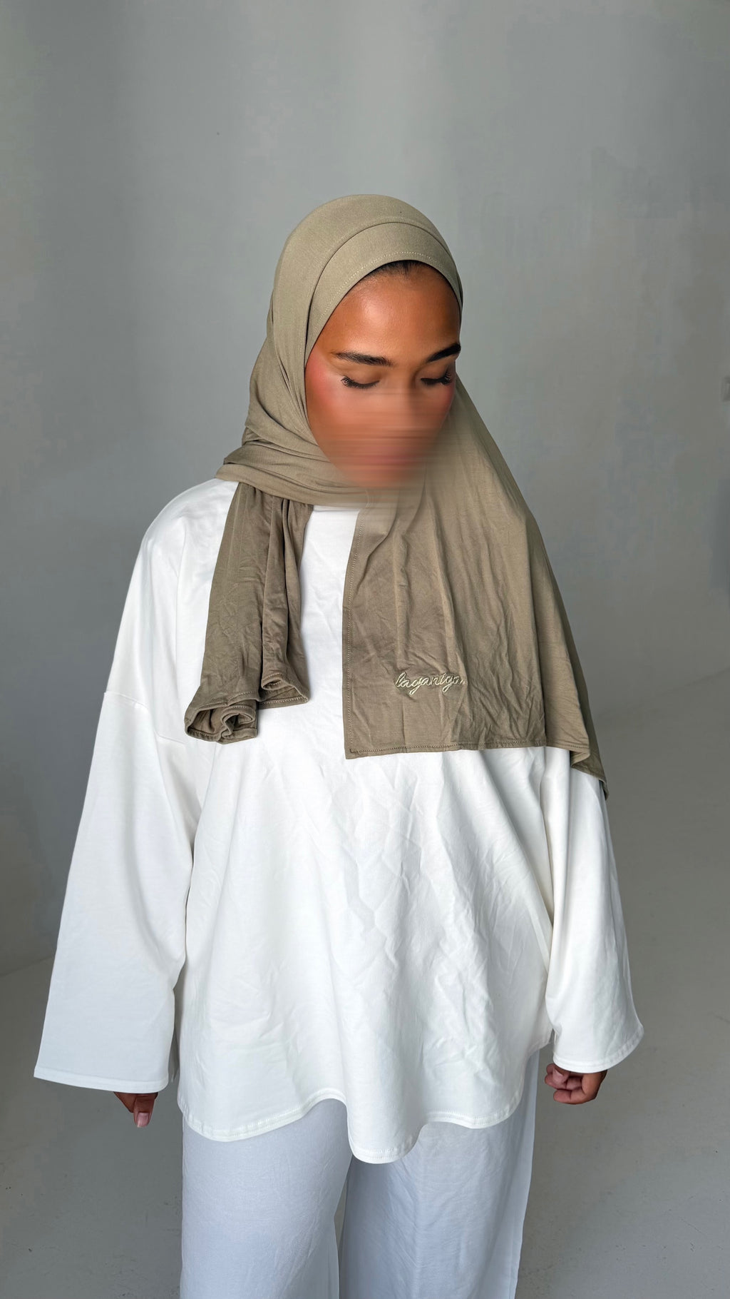 HIJAB JERSEY BAMBOO • KAKI