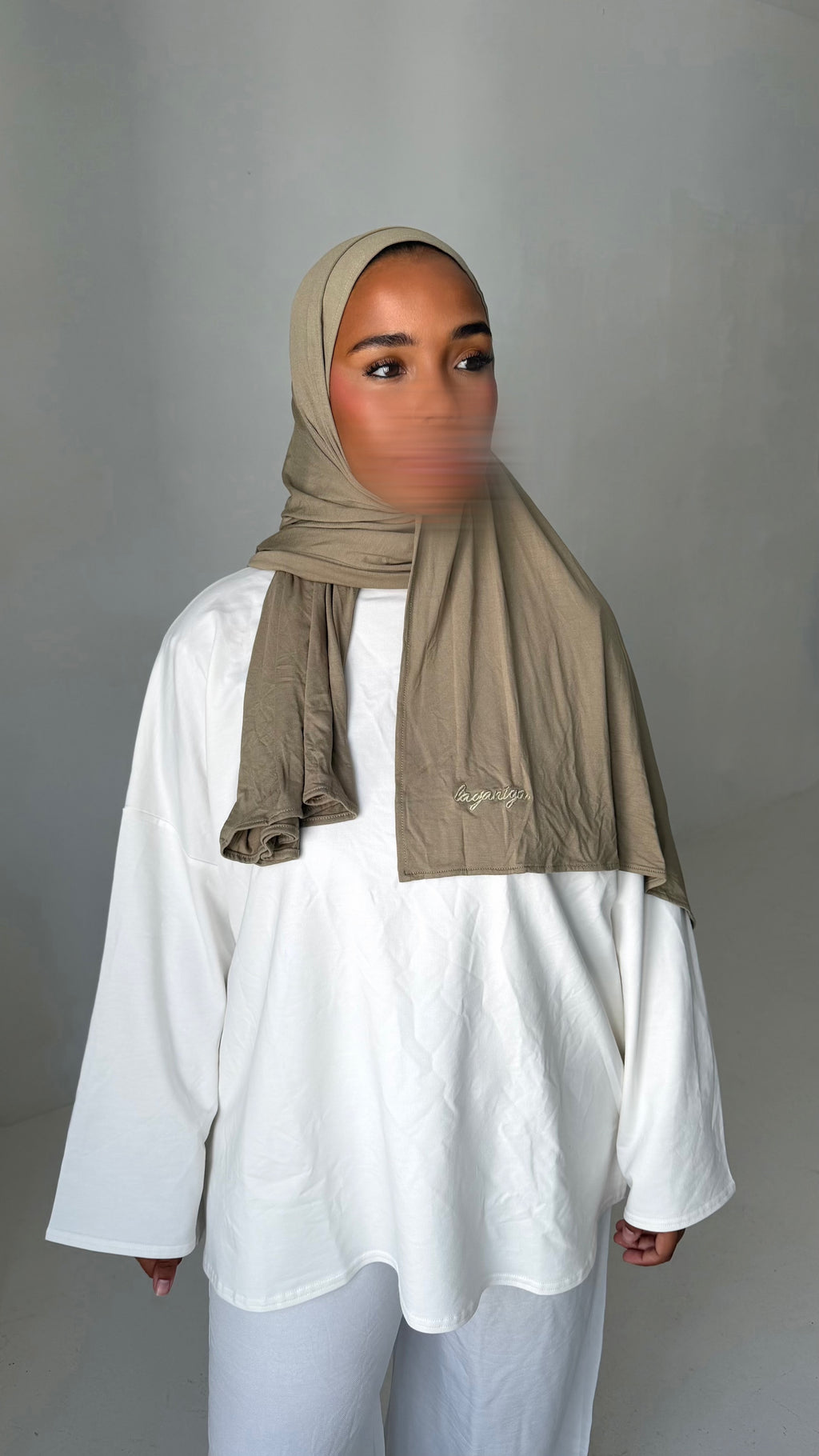 HIJAB JERSEY BAMBOO • KAKI