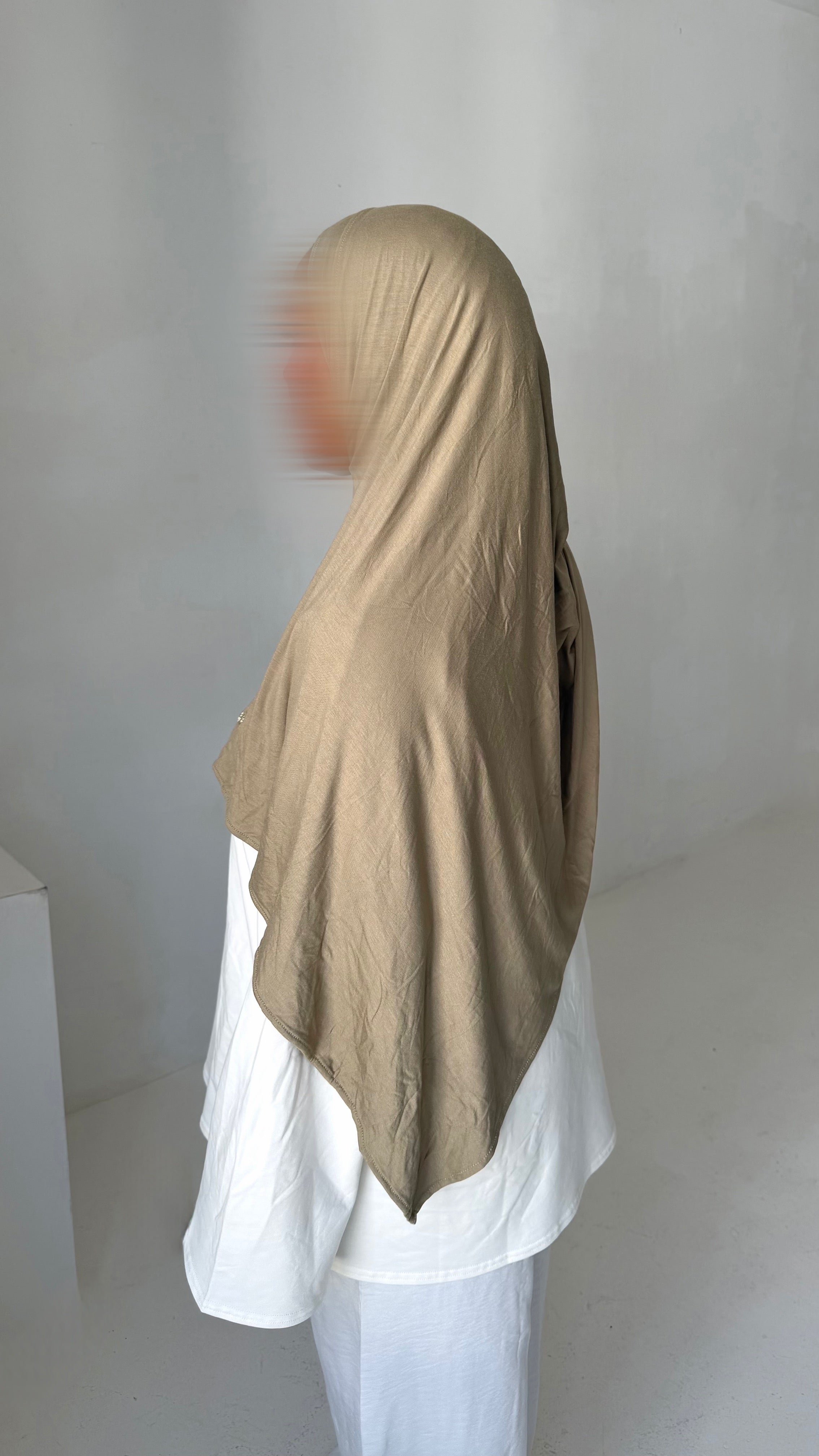 HIJAB JERSEY BAMBOO • KAKI