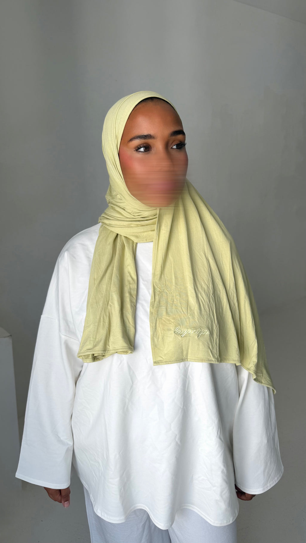 HIJAB JERSEY BAMBOO • VERT CLAIR
