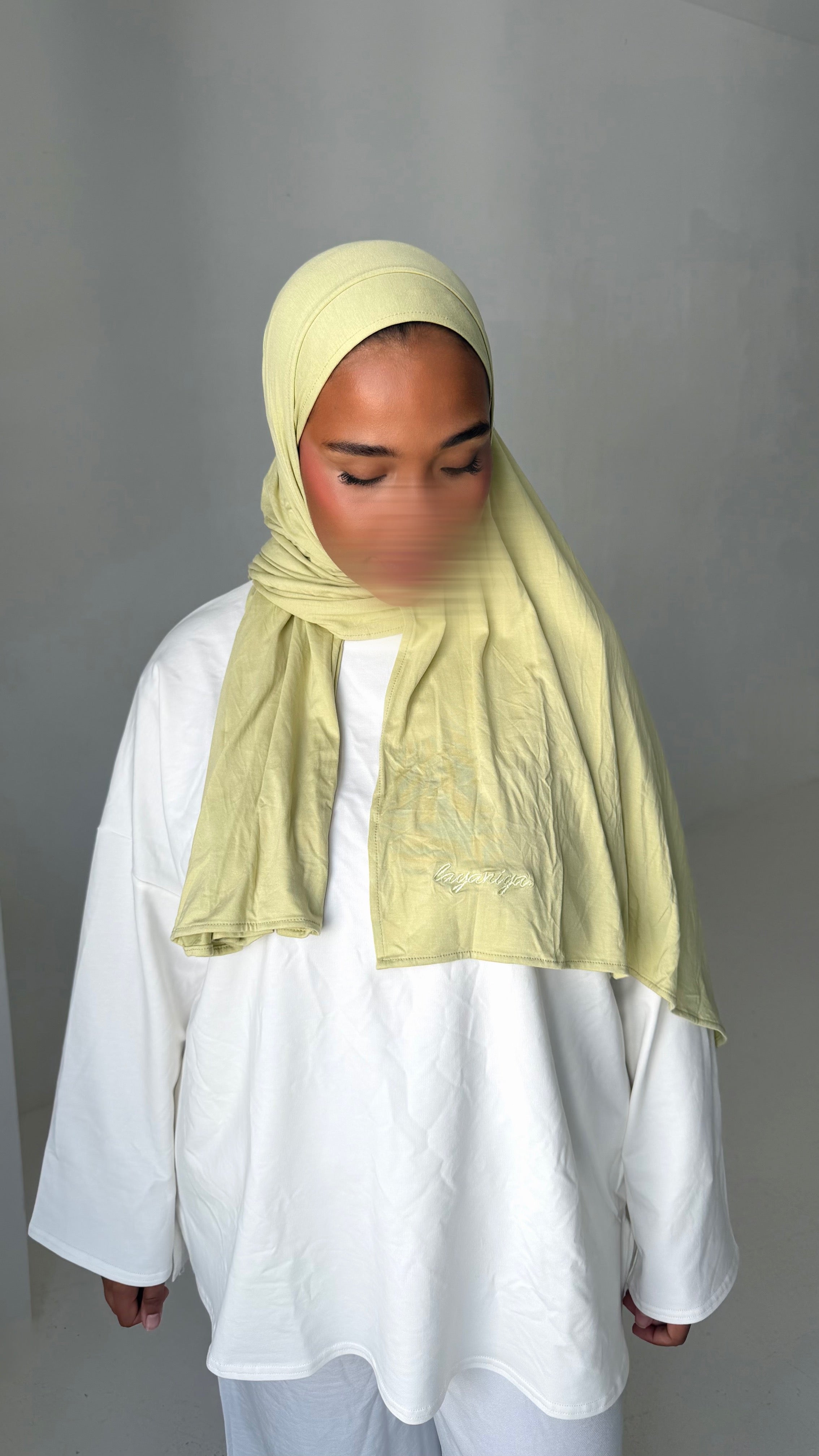 HIJAB JERSEY BAMBOO • VERT CLAIR