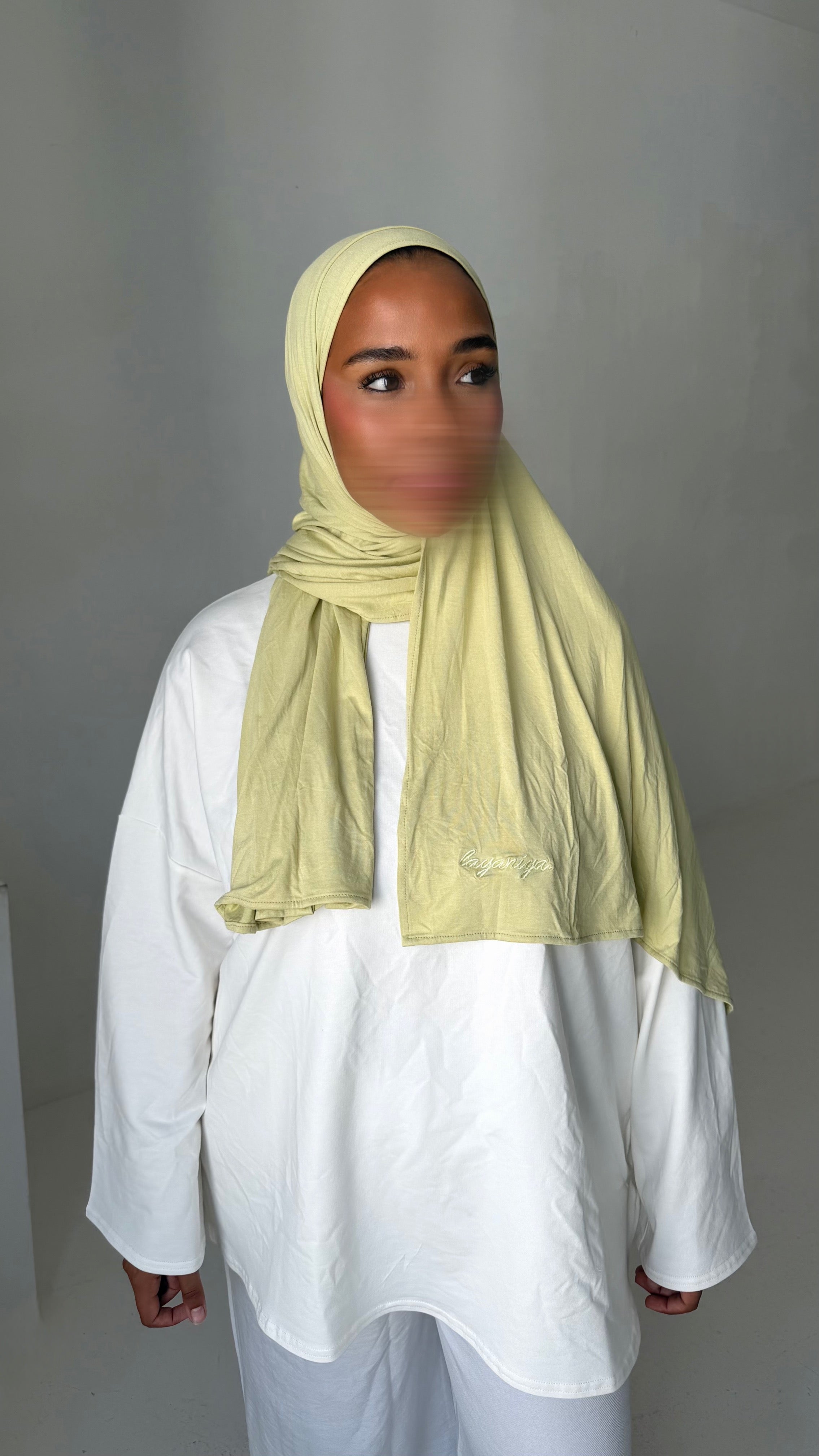 HIJAB JERSEY BAMBOO • VERT CLAIR