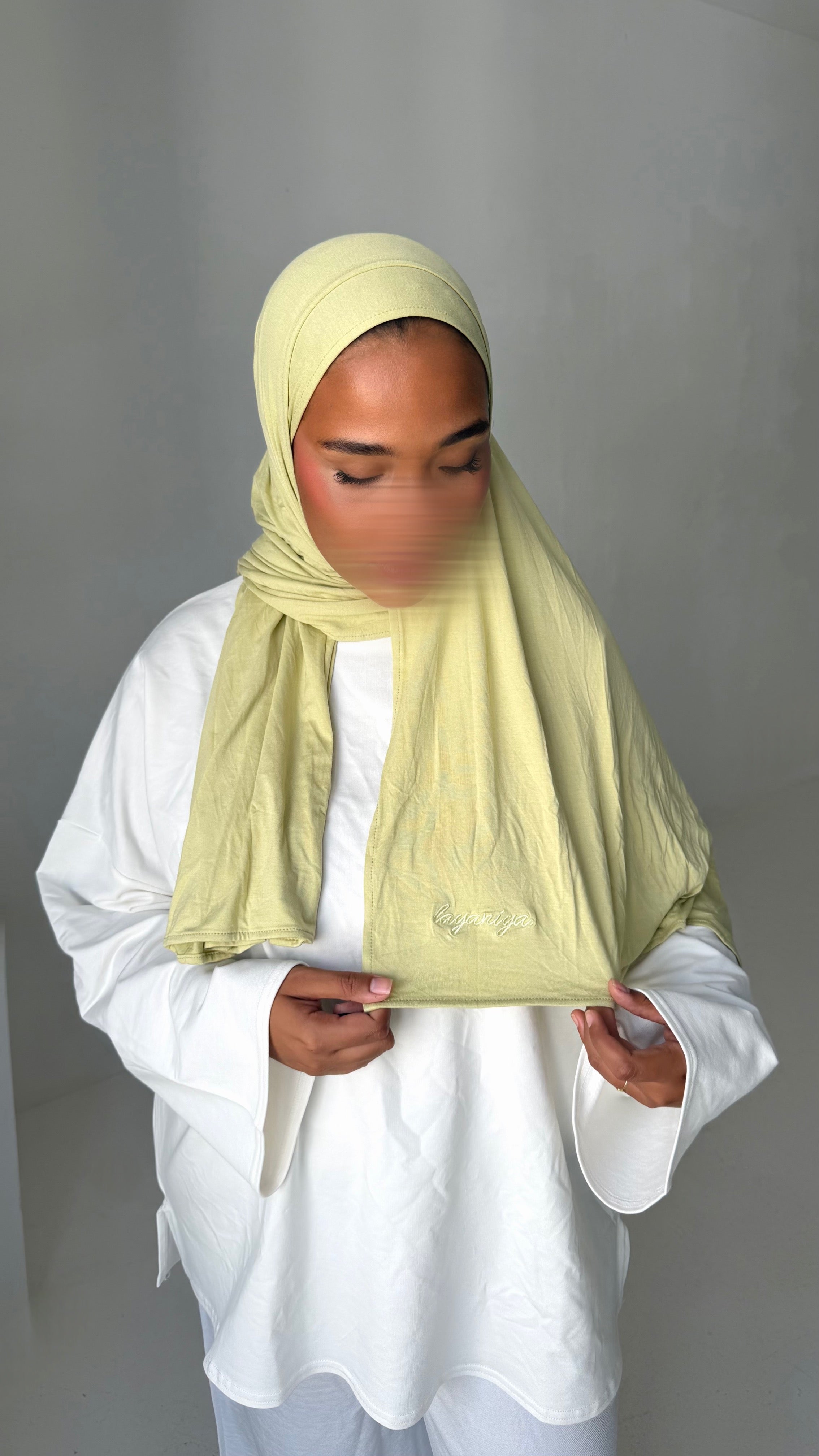 HIJAB JERSEY BAMBOO • VERT CLAIR