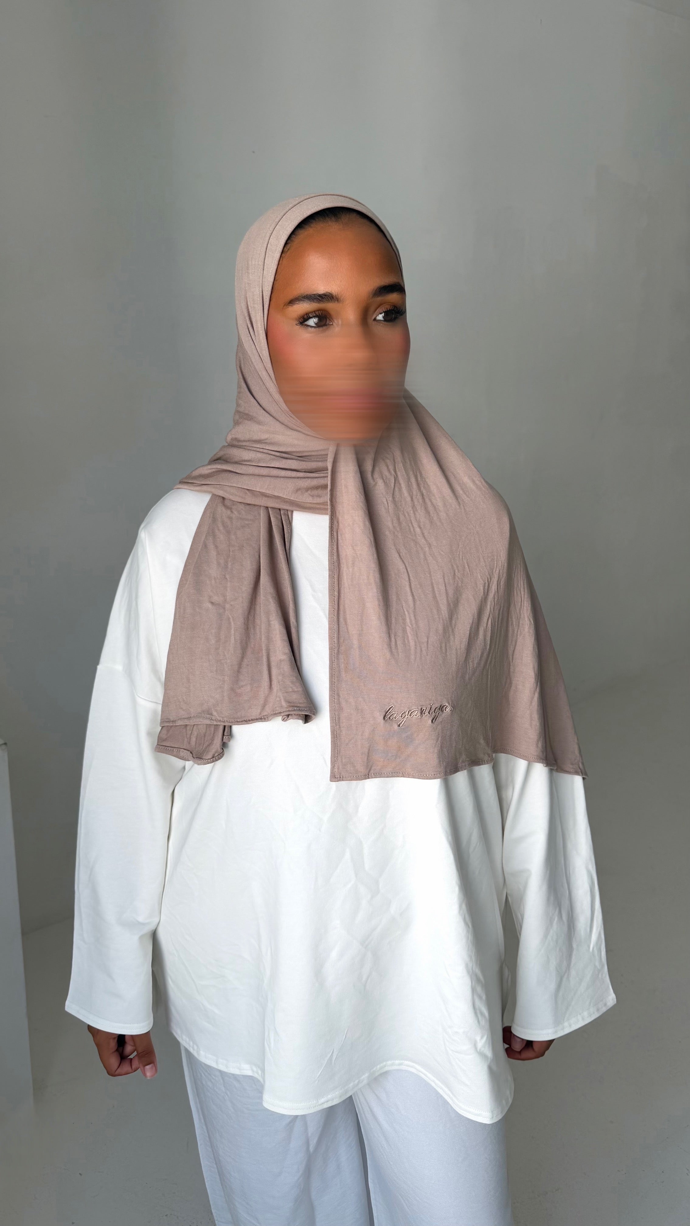 HIJAB JERSEY BAMBOO • MILKY CACAO