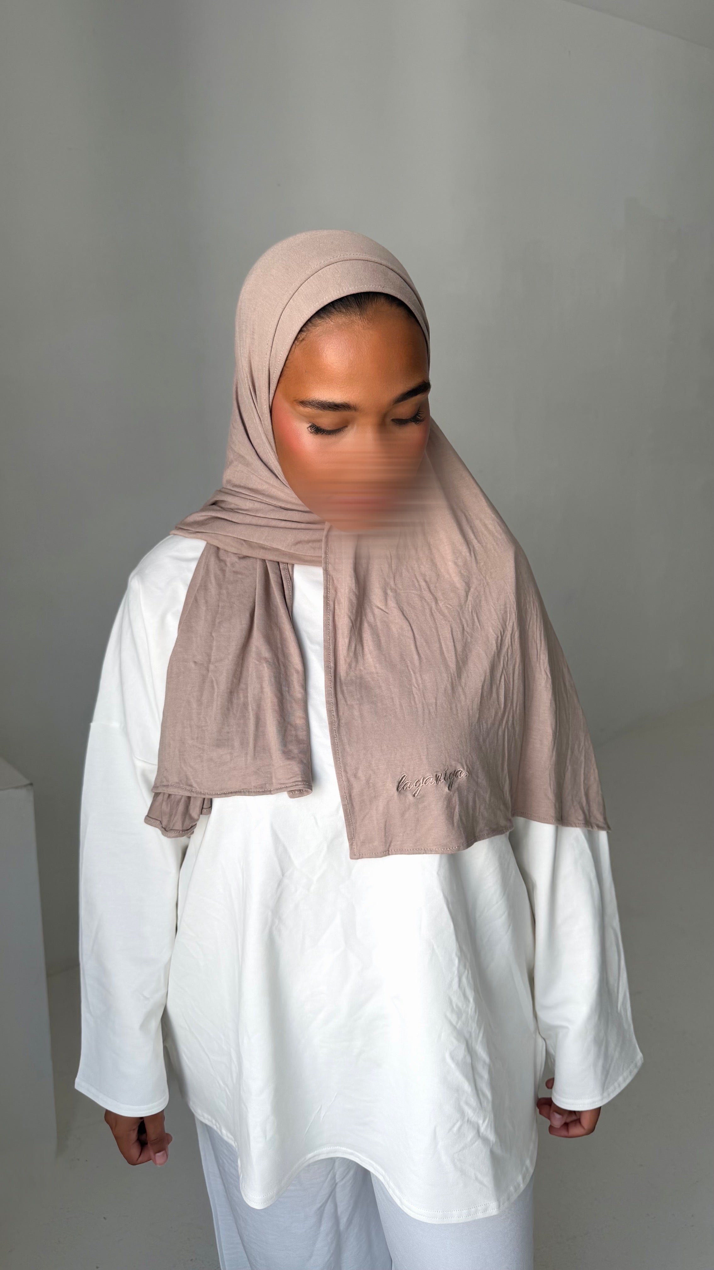 HIJAB JERSEY BAMBOO • MILKY CACAO