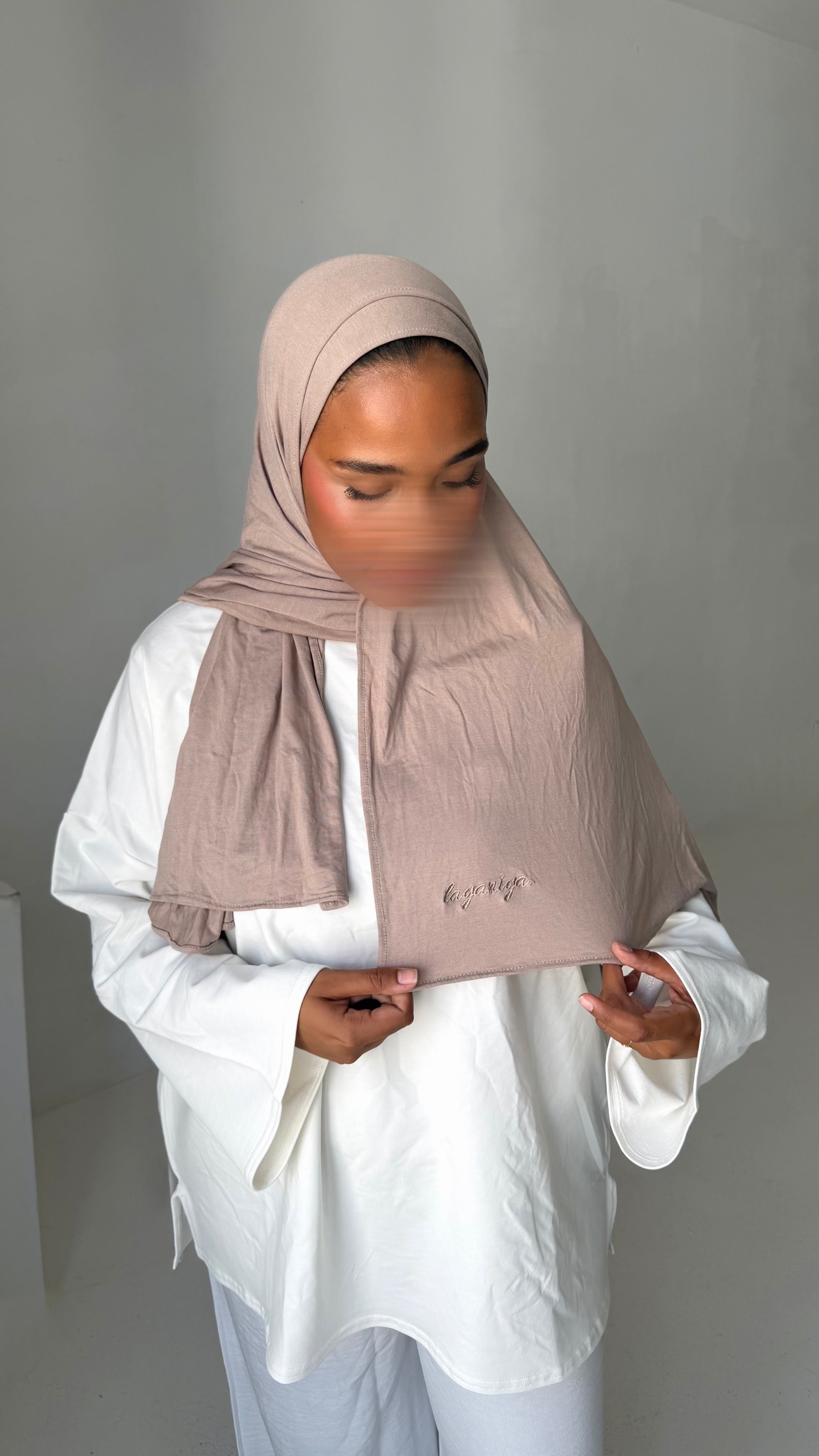 HIJAB JERSEY BAMBOO • MILKY CACAO