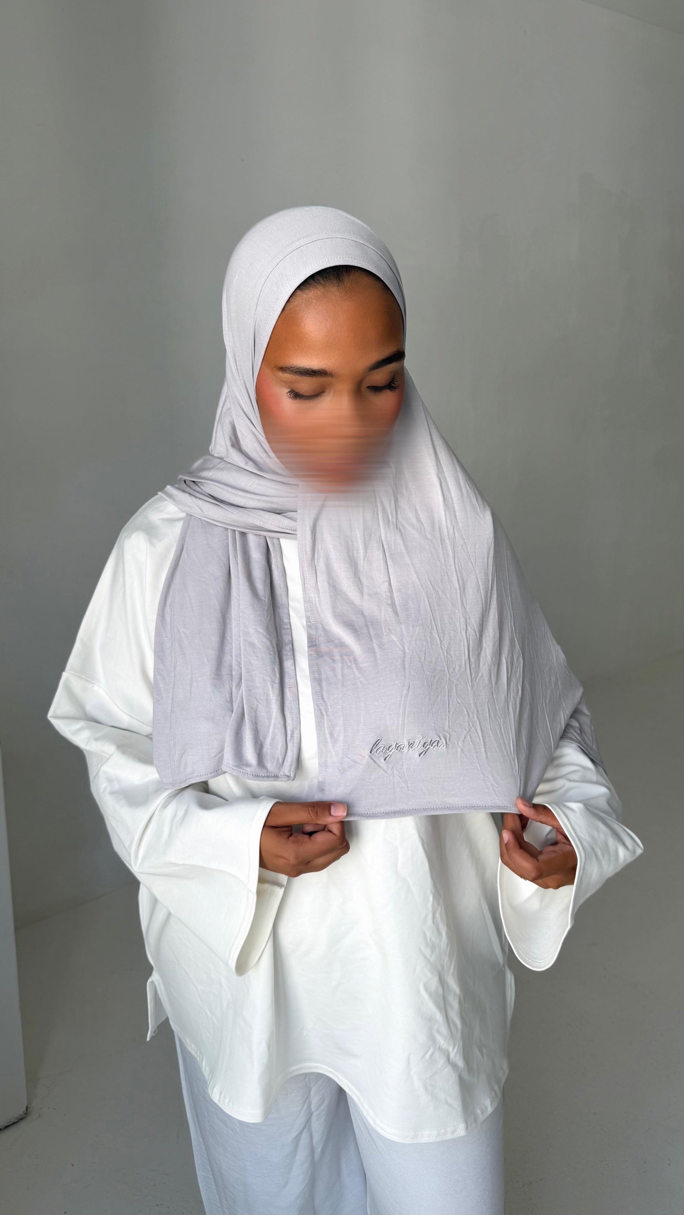 HIJAB JERSEY BAMBOO • GRIS CLAIR