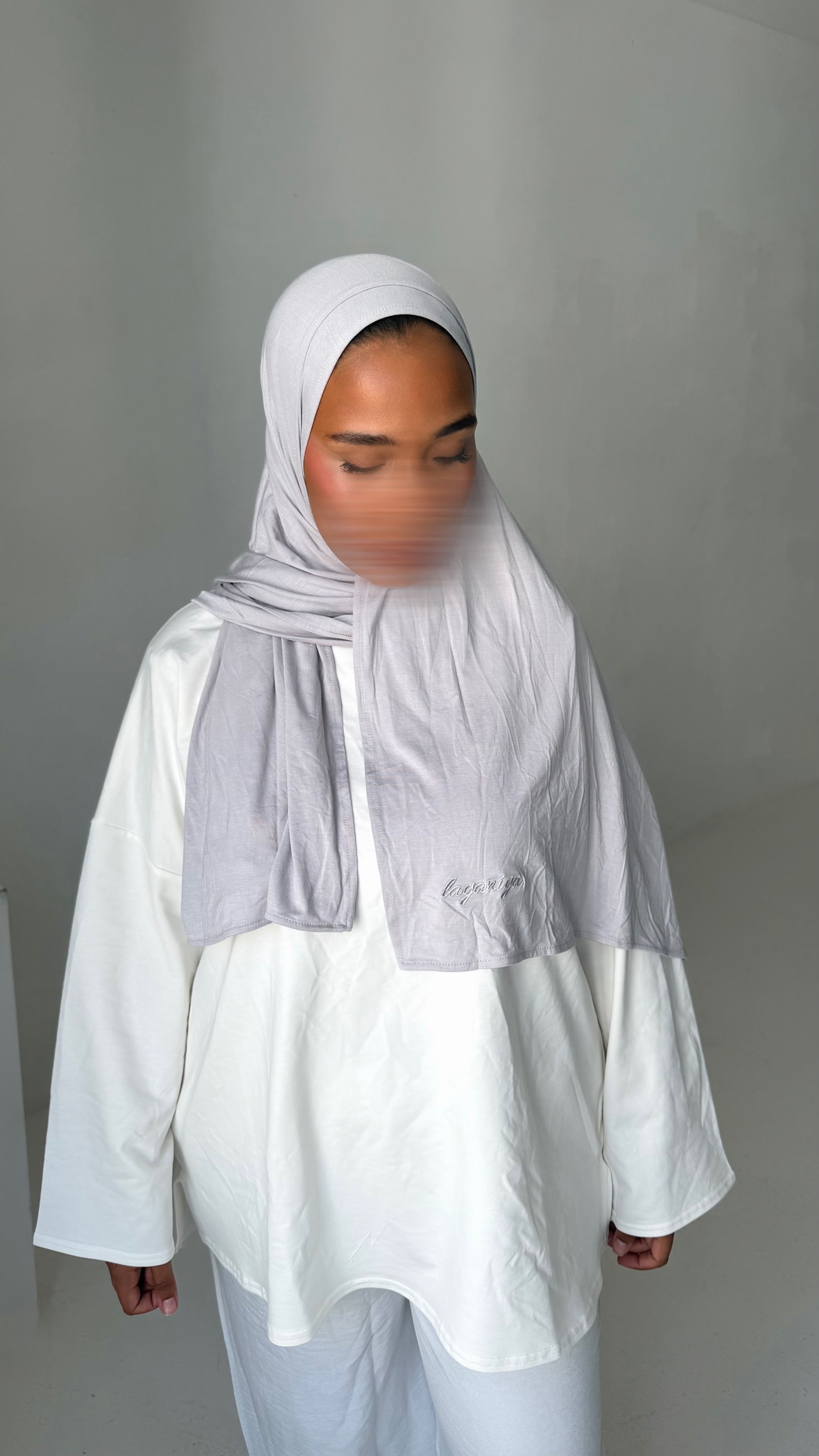 HIJAB JERSEY BAMBOO • GRIS CLAIR
