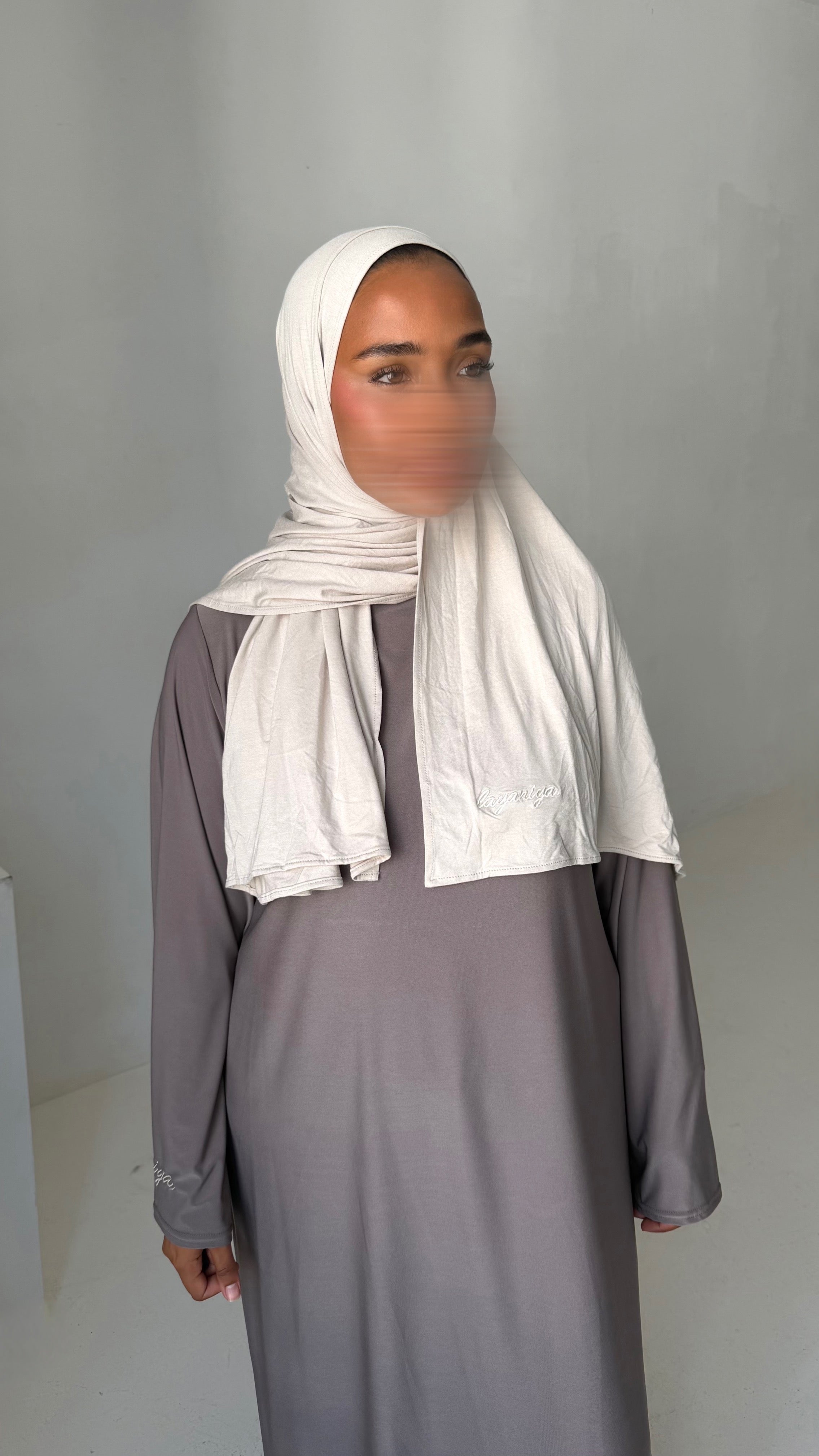 HIJAB JERSEY BAMBOO • CREAM