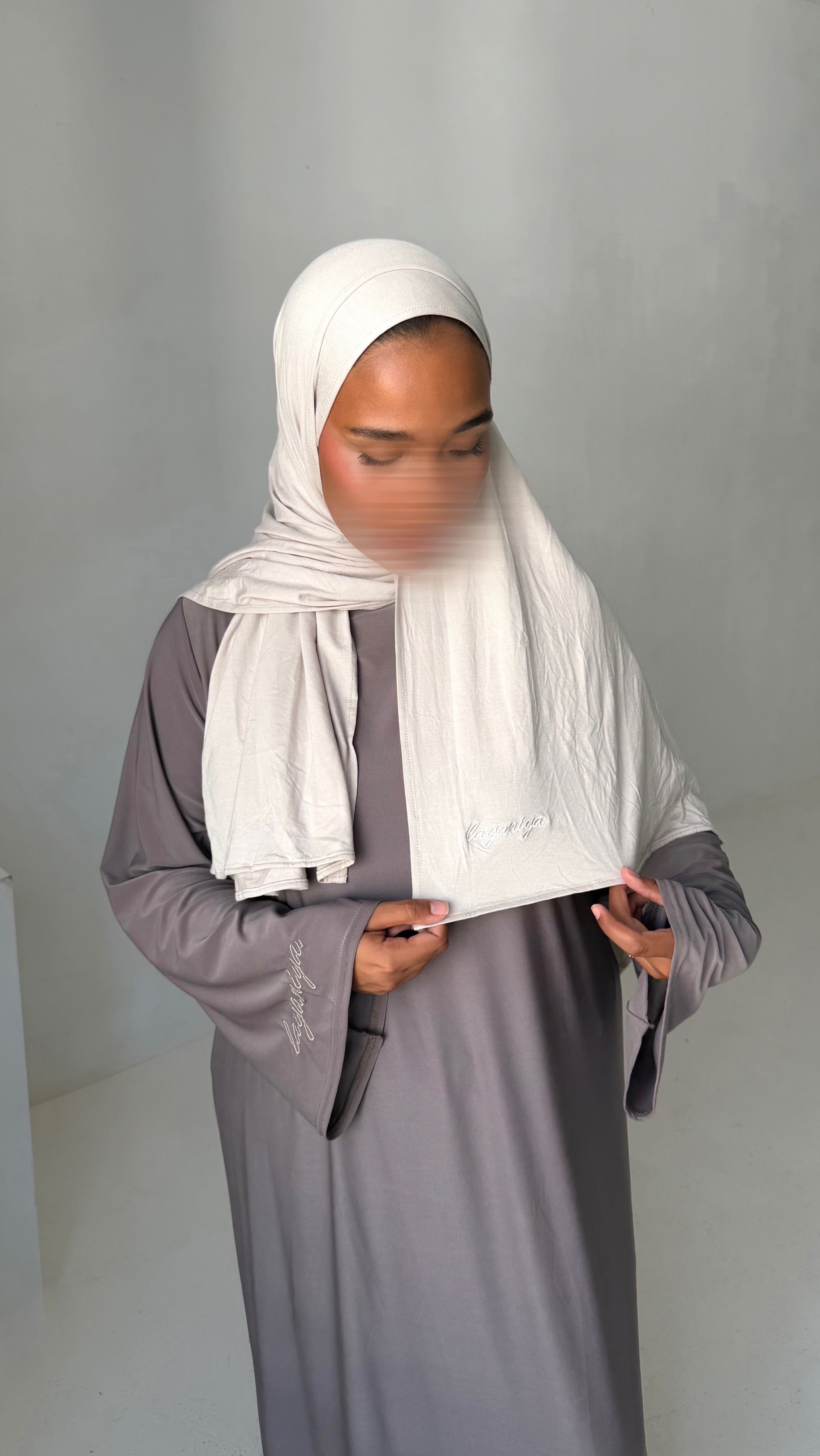 HIJAB JERSEY BAMBOO • CREAM