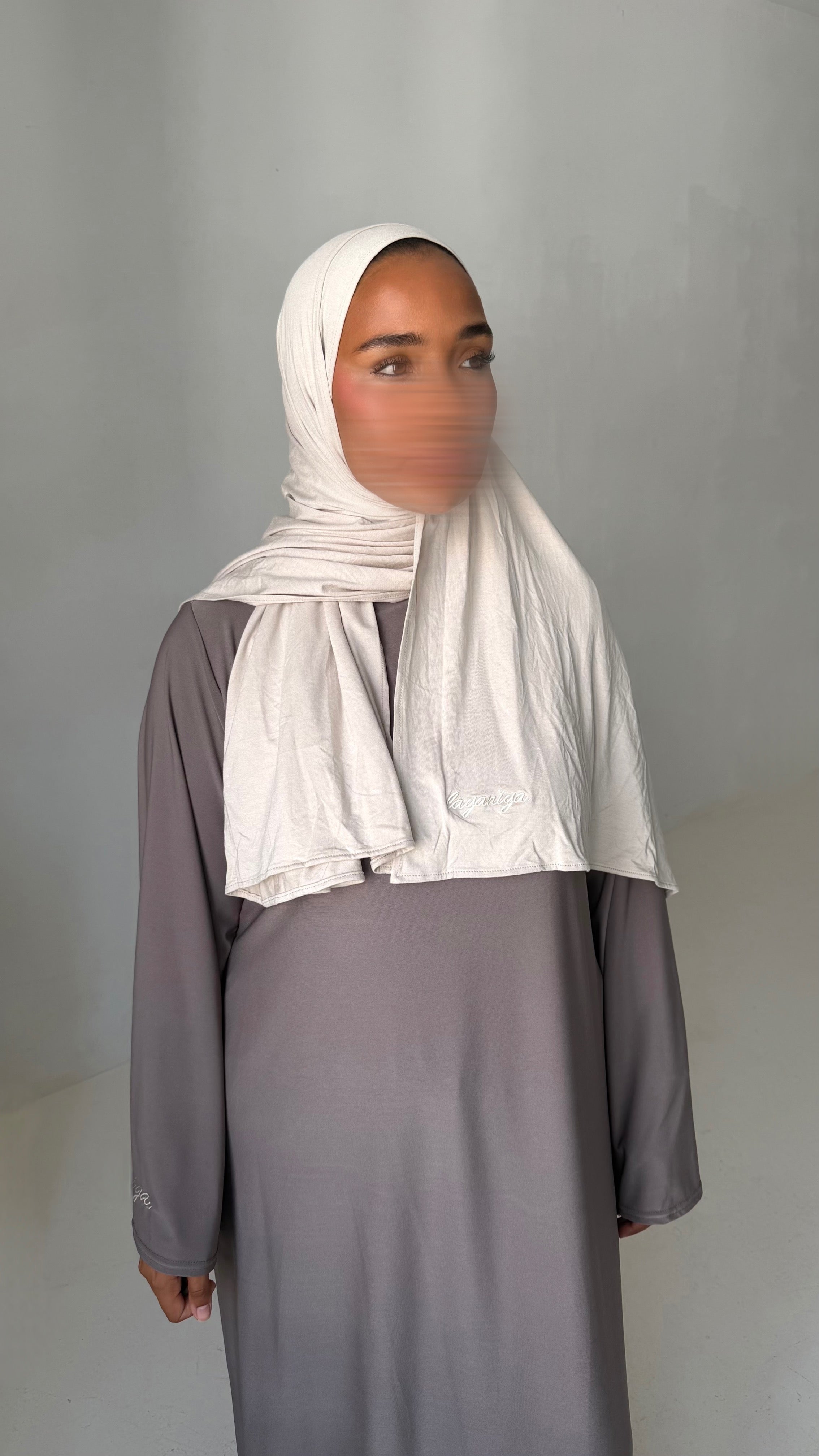 HIJAB JERSEY BAMBOO • CREAM