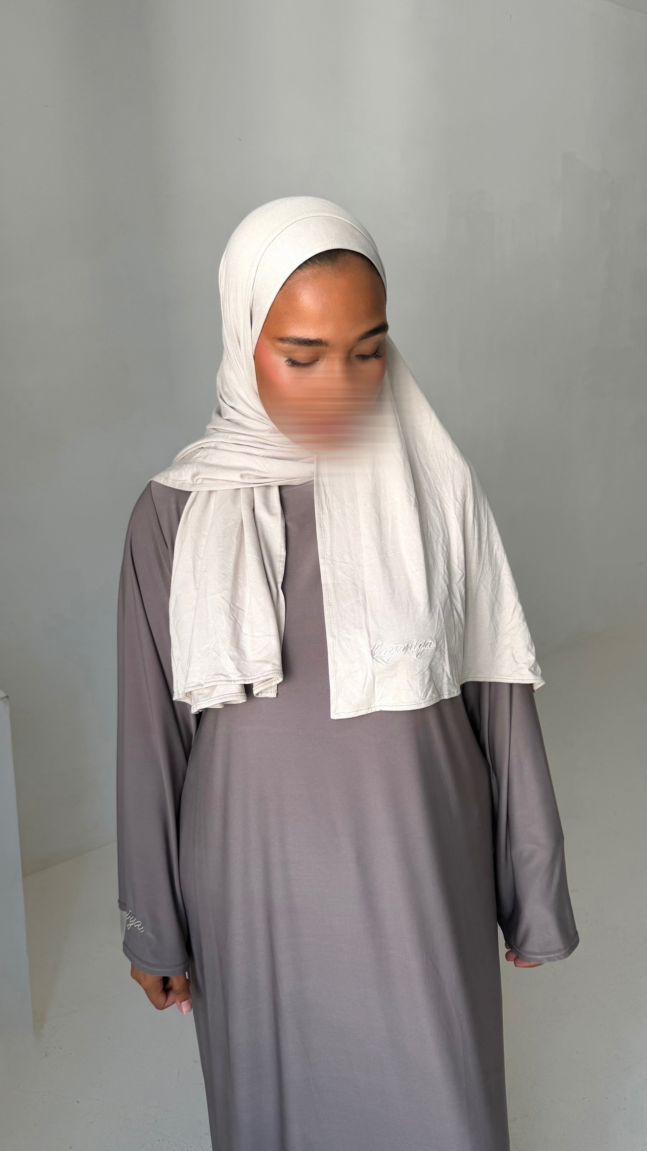 HIJAB JERSEY BAMBOO • CREAM