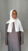 HIJAB JERSEY BAMBOO • BLANC
