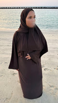 ABAYA JERSEY PREMIUM • CHOCO