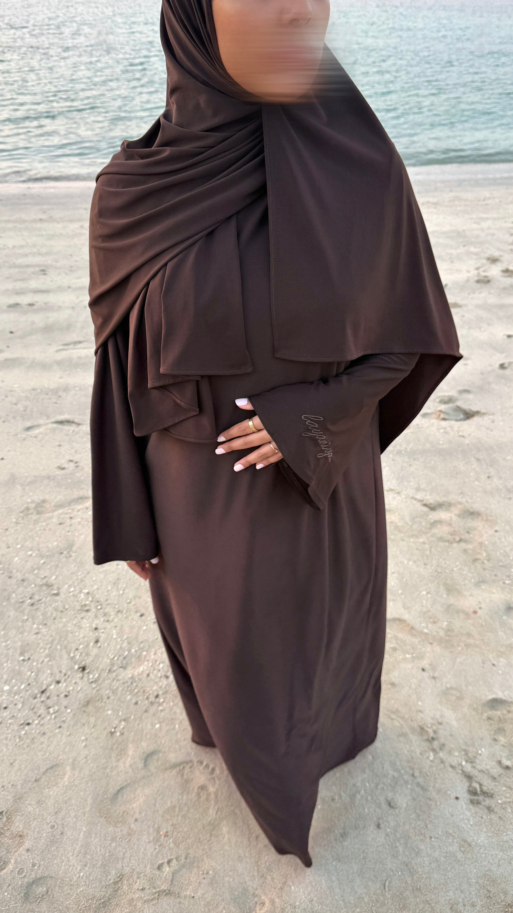 ABAYA JERSEY PREMIUM • CHOCO