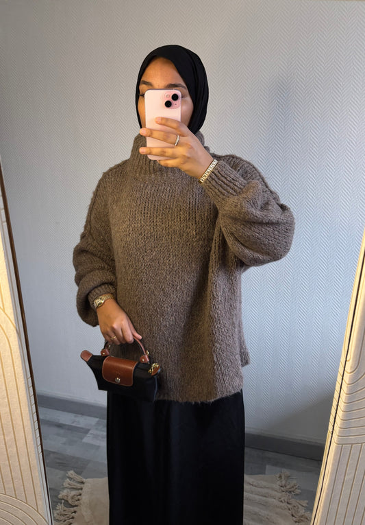 NEYA SWEATER • TAUPE