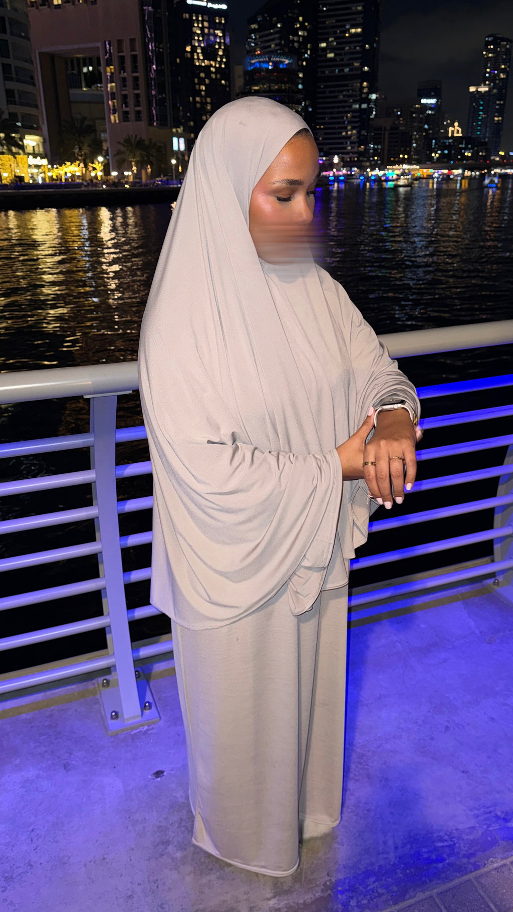 SET KHIMAR • GREIGE