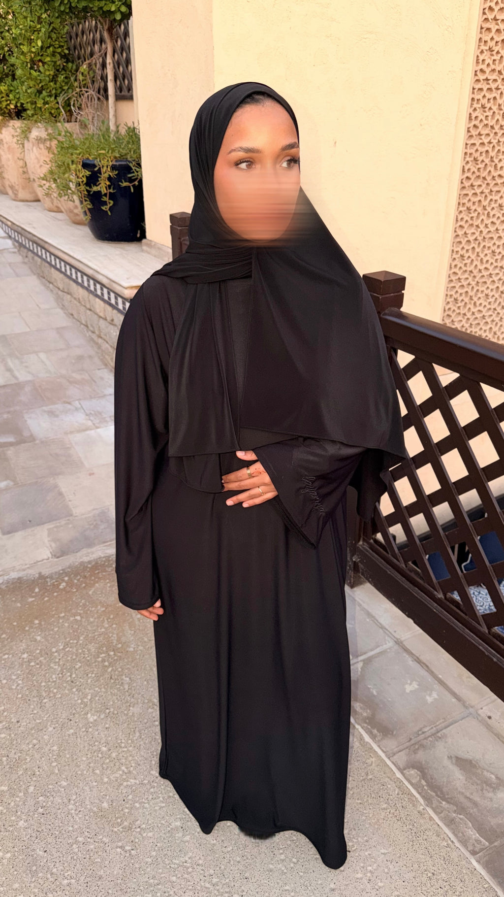 ABAYA JERSEY PREMIUM • NOIR