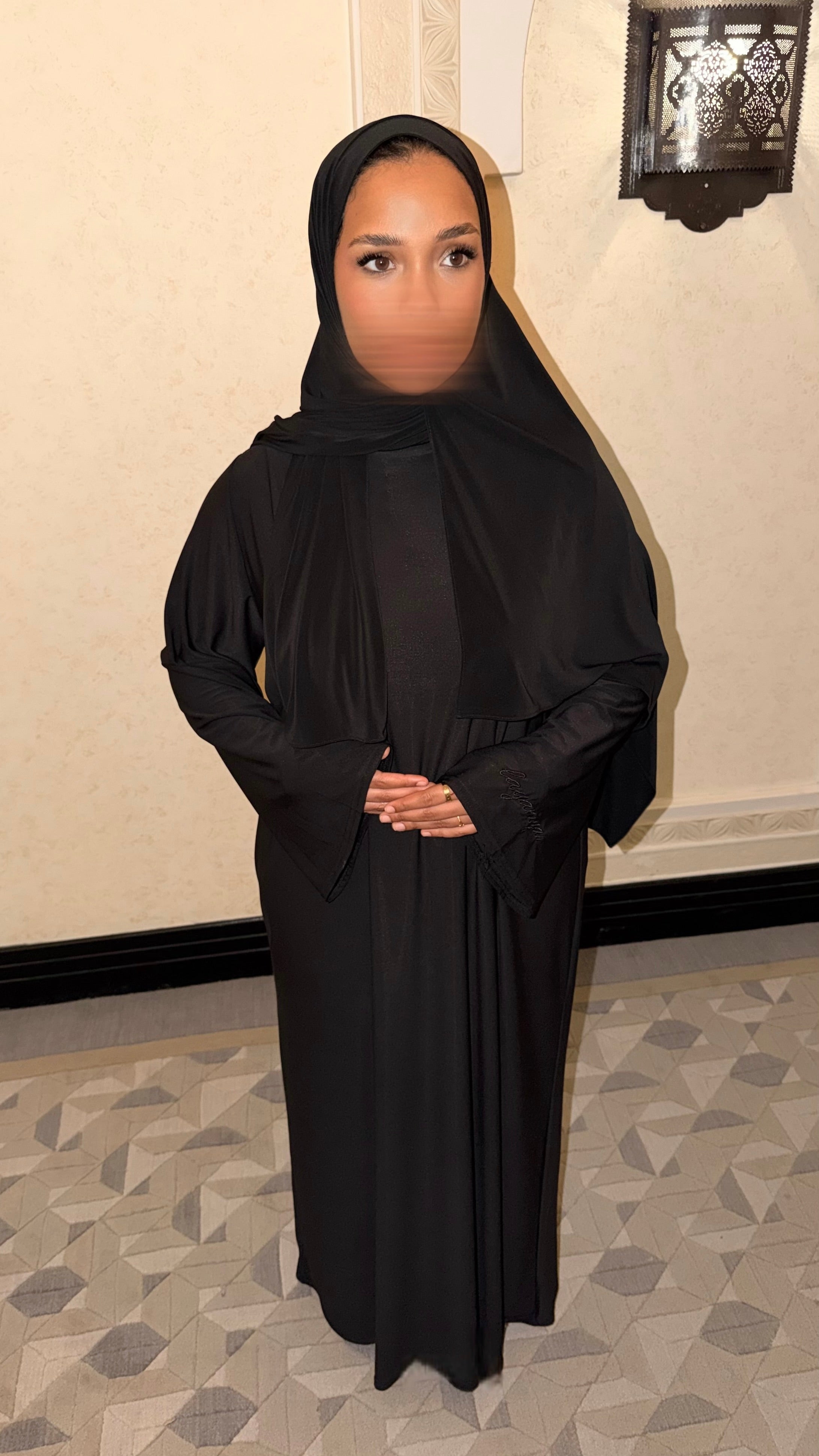 ABAYA JERSEY PREMIUM • NOIR