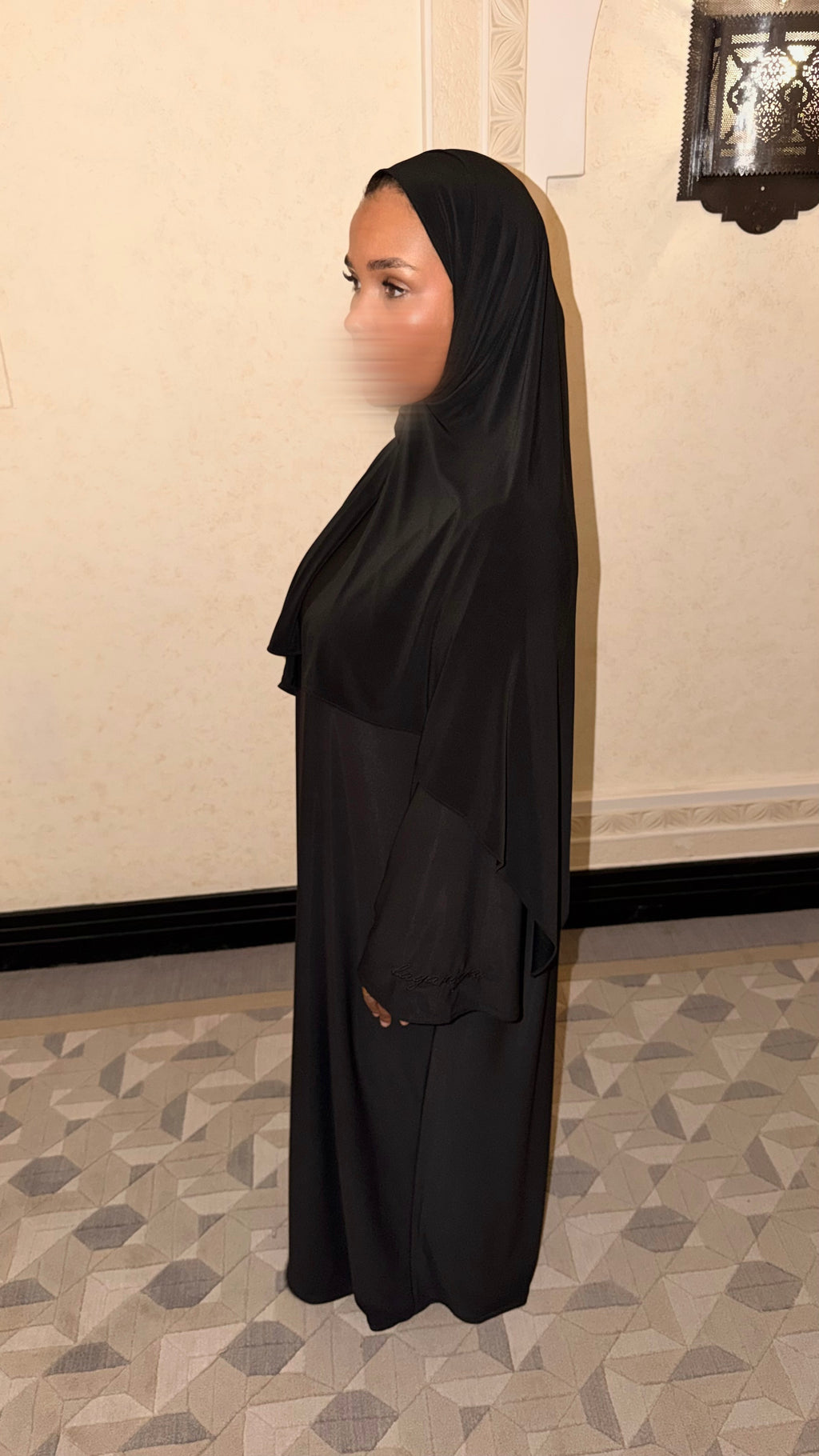 ABAYA JERSEY PREMIUM • NOIR