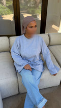 T-SHIRT SIGNATURE • GRIS CHINÉ