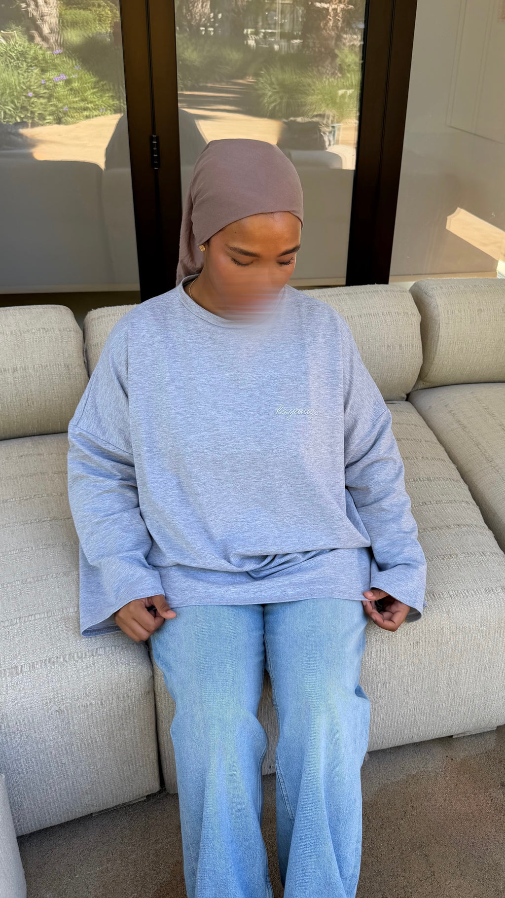 T-SHIRT SIGNATURE • GRIS CHINÉ